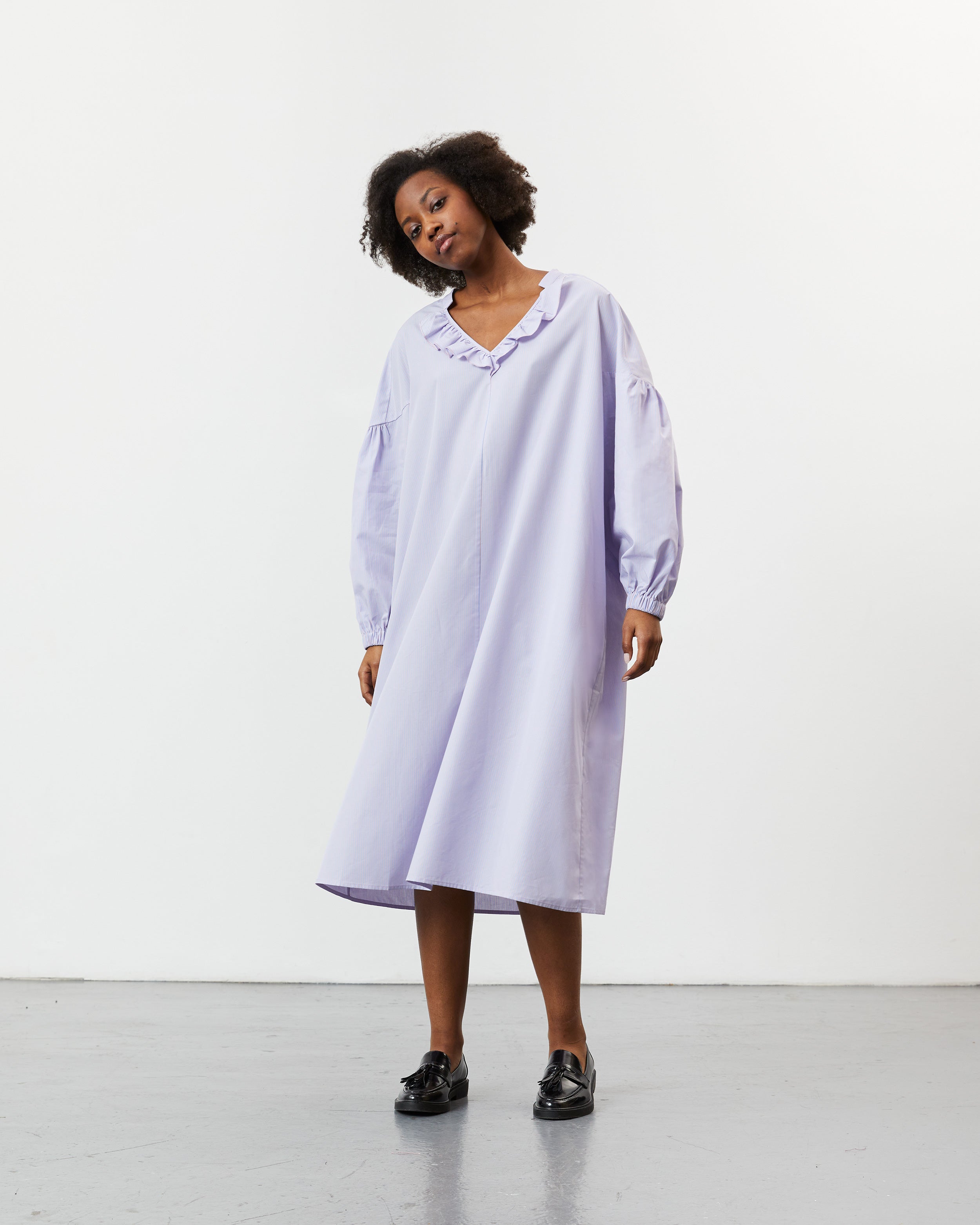 nué notes Niort Dress - Peach Blossom Light Blue DRESSES 332 Peach Blossom