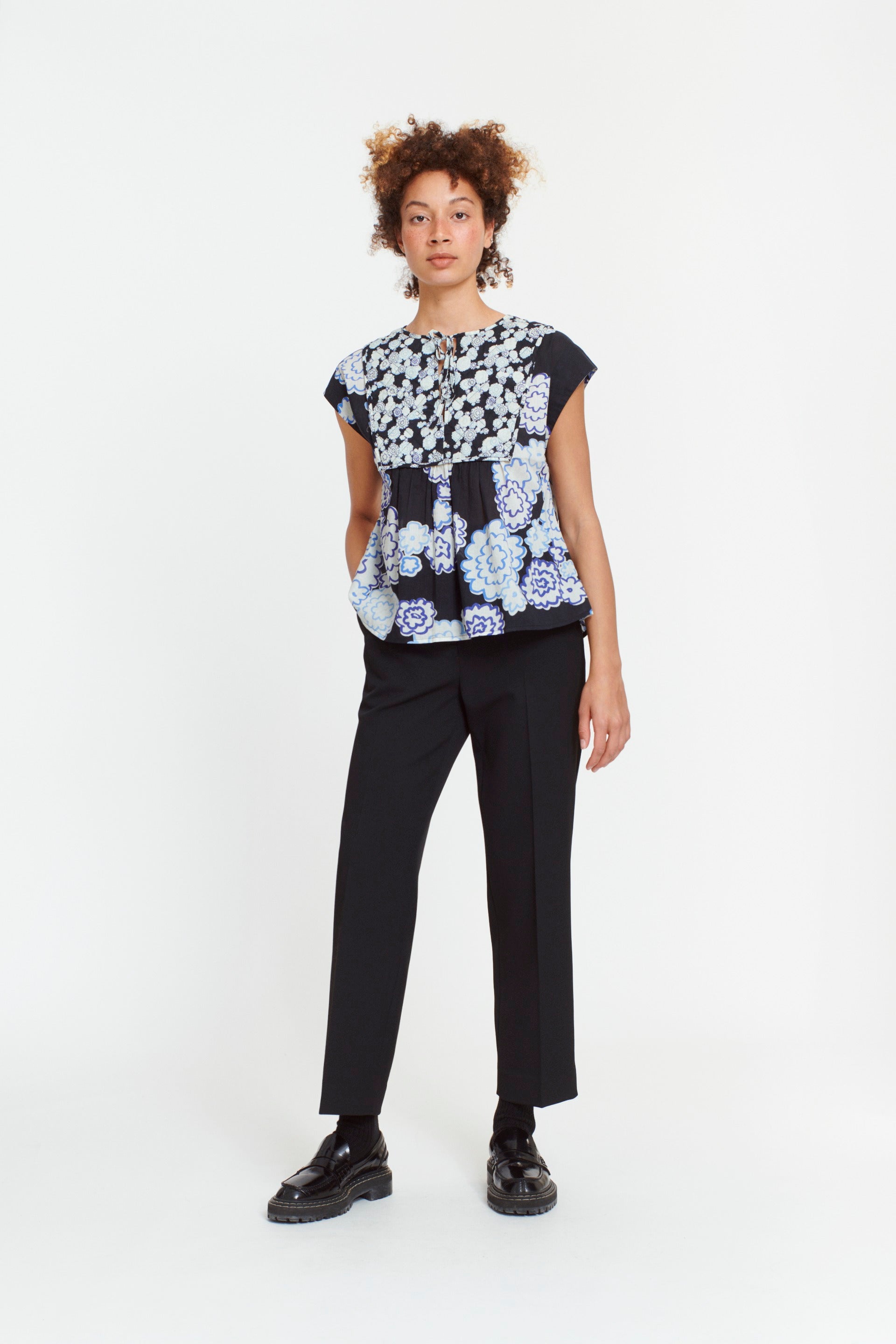 nué notes Oswald Top Blouses 934 Bellis Blue