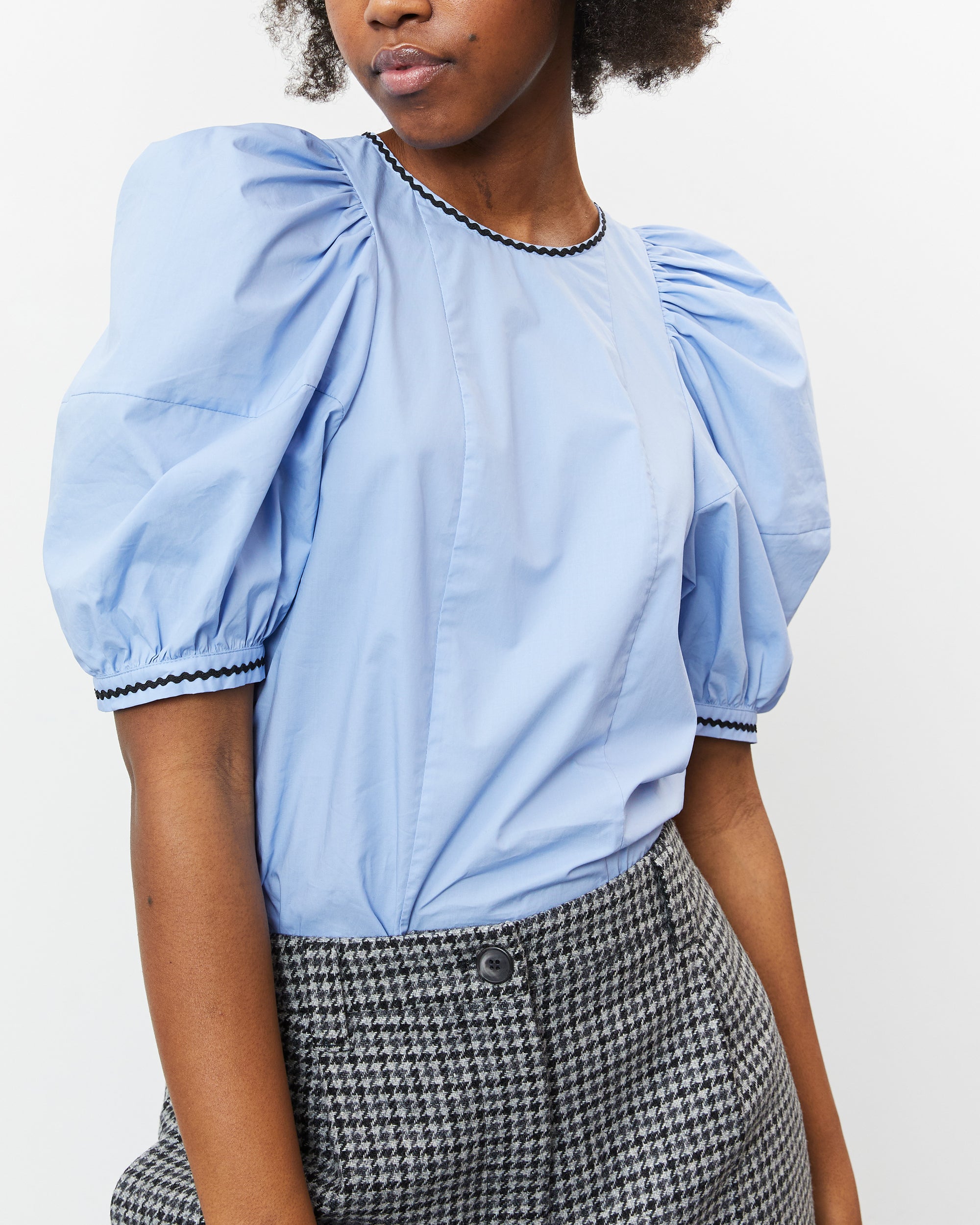 nué notes Pau Blouse - Light Blue Eventide BLOUSES 407 Eventide