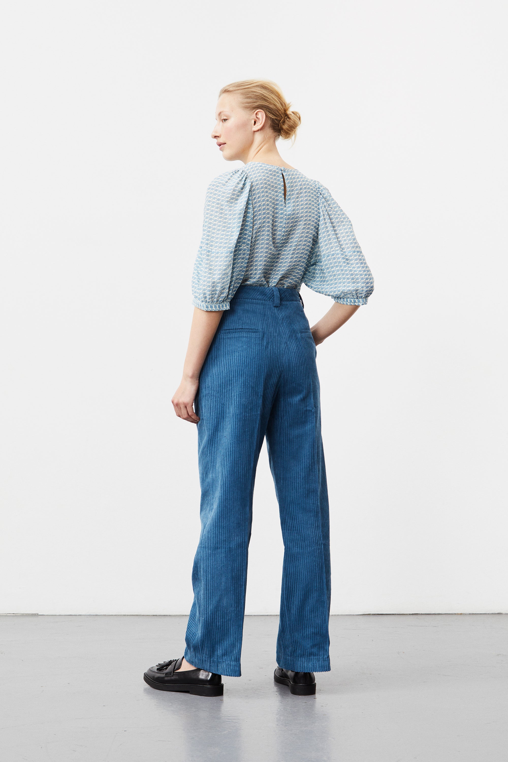 nué notes Paustian Blouse - Provincial Blue BLOUSES 466 Provincial Blue