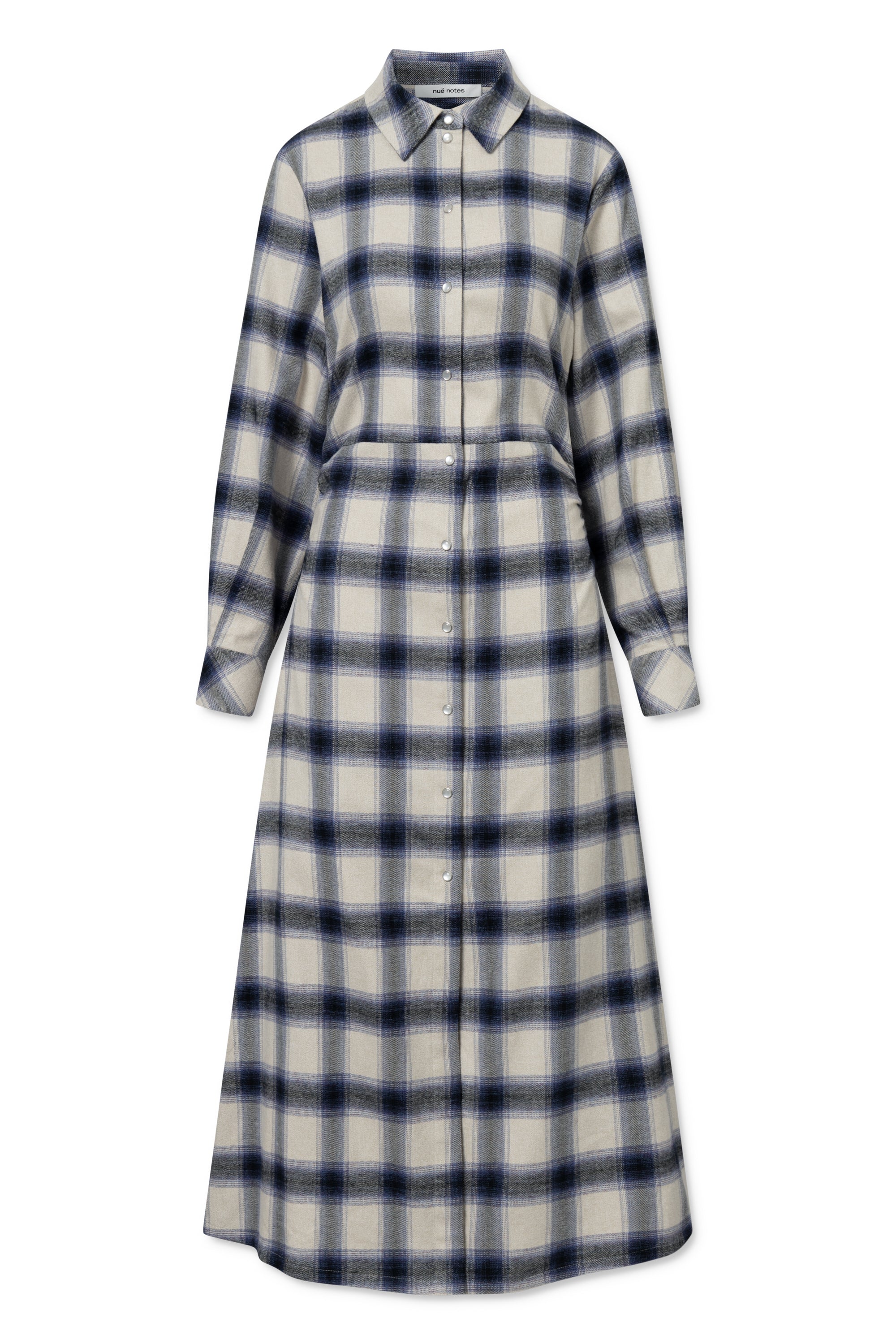 nué notes Perth Dress Dresses 969 Navy Multi Check