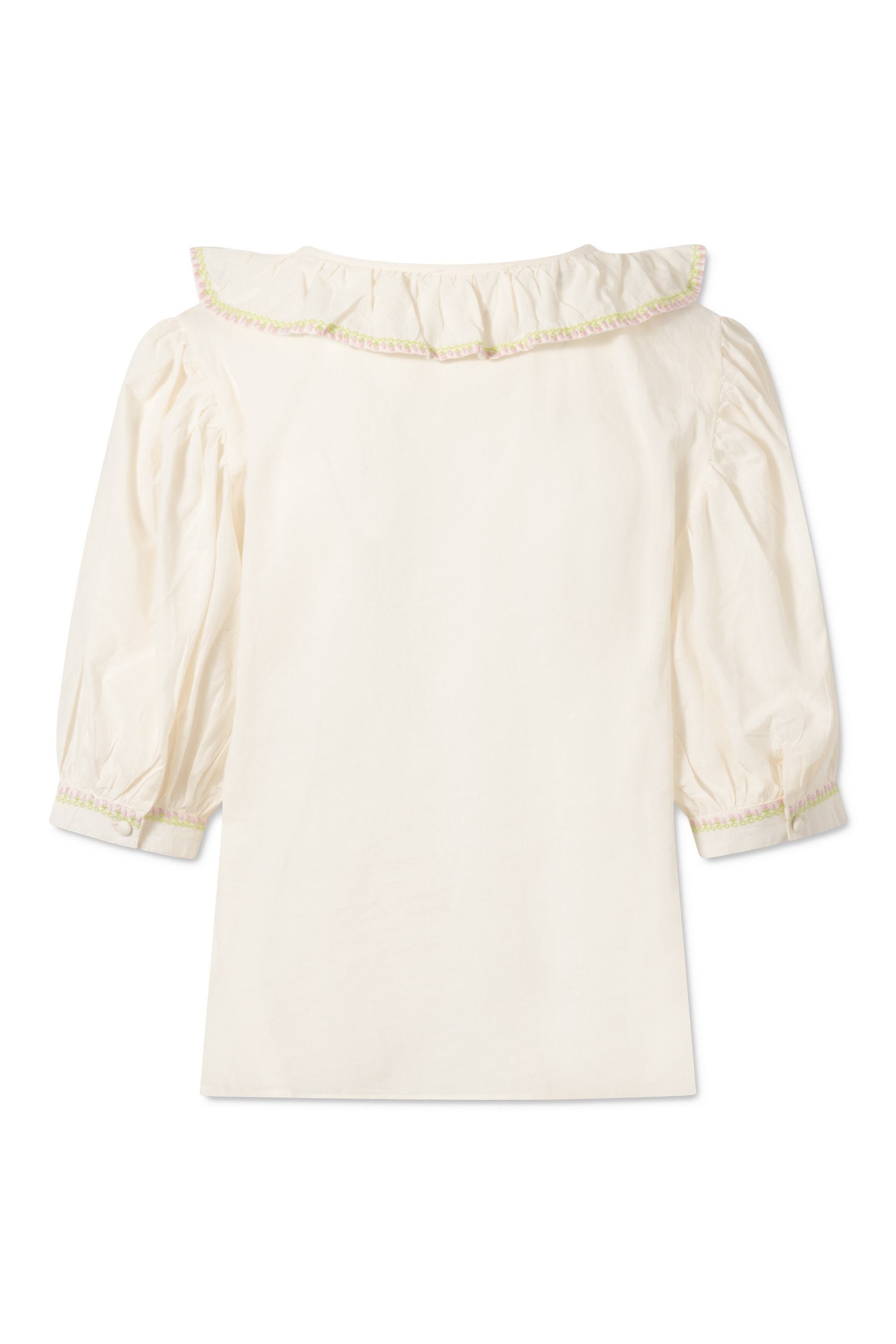 nué notes Petrice Blouse - Cloud Cream BLOUSES 008 Cloud Cream