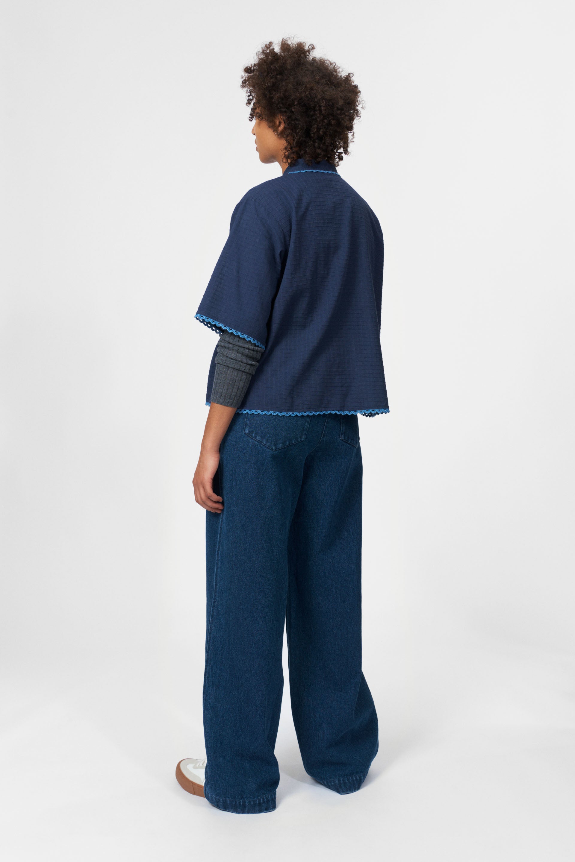 nué notes Porter Pants Pants 406 Denim Blue