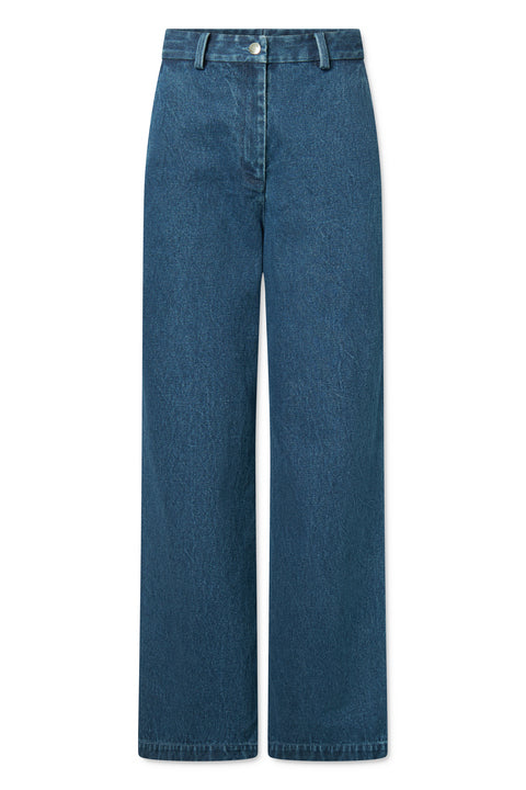 nué notes Porter Pants Pants 406 Denim Blue