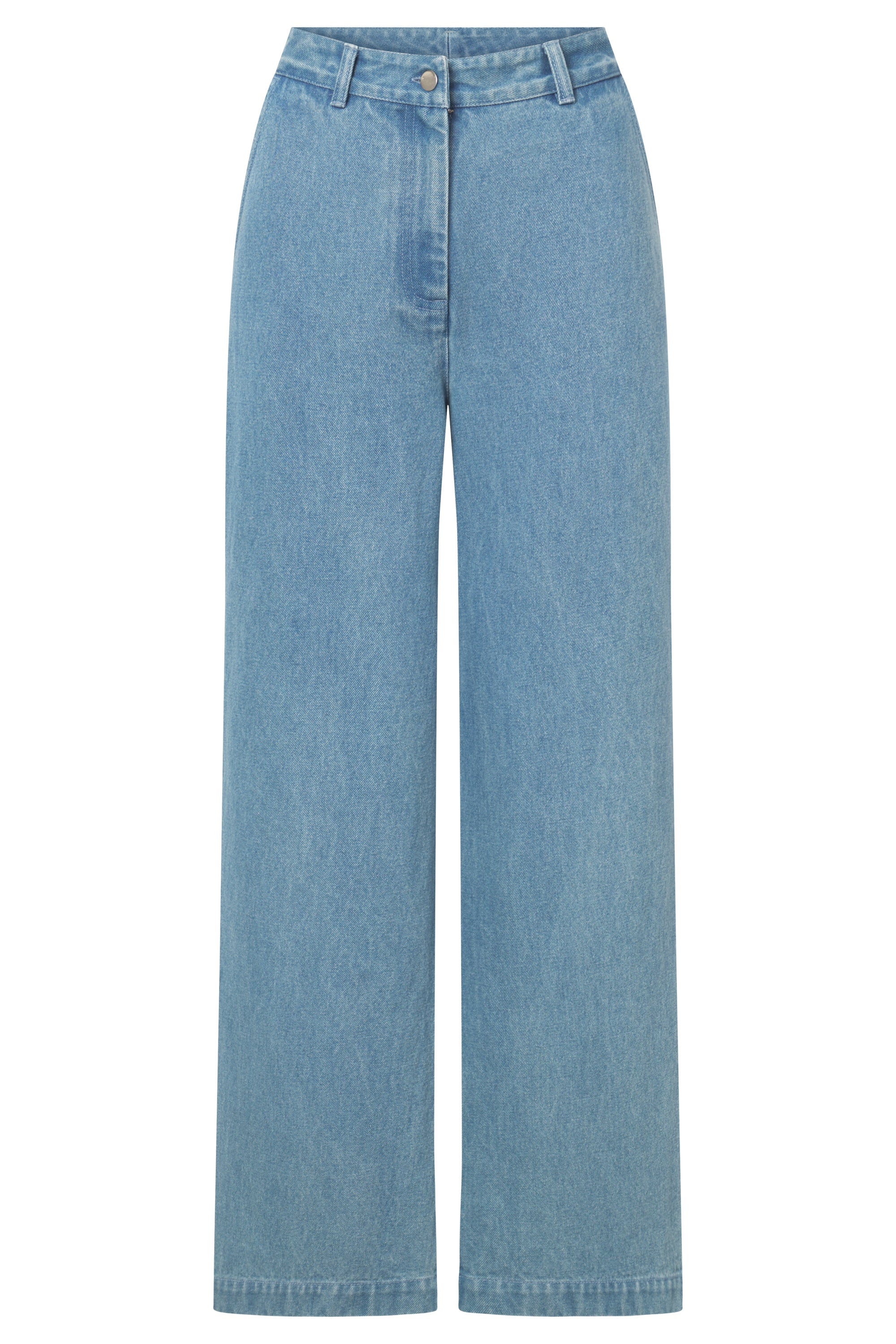 nué notes Porter Pants Pants 552 Light Denim Blue