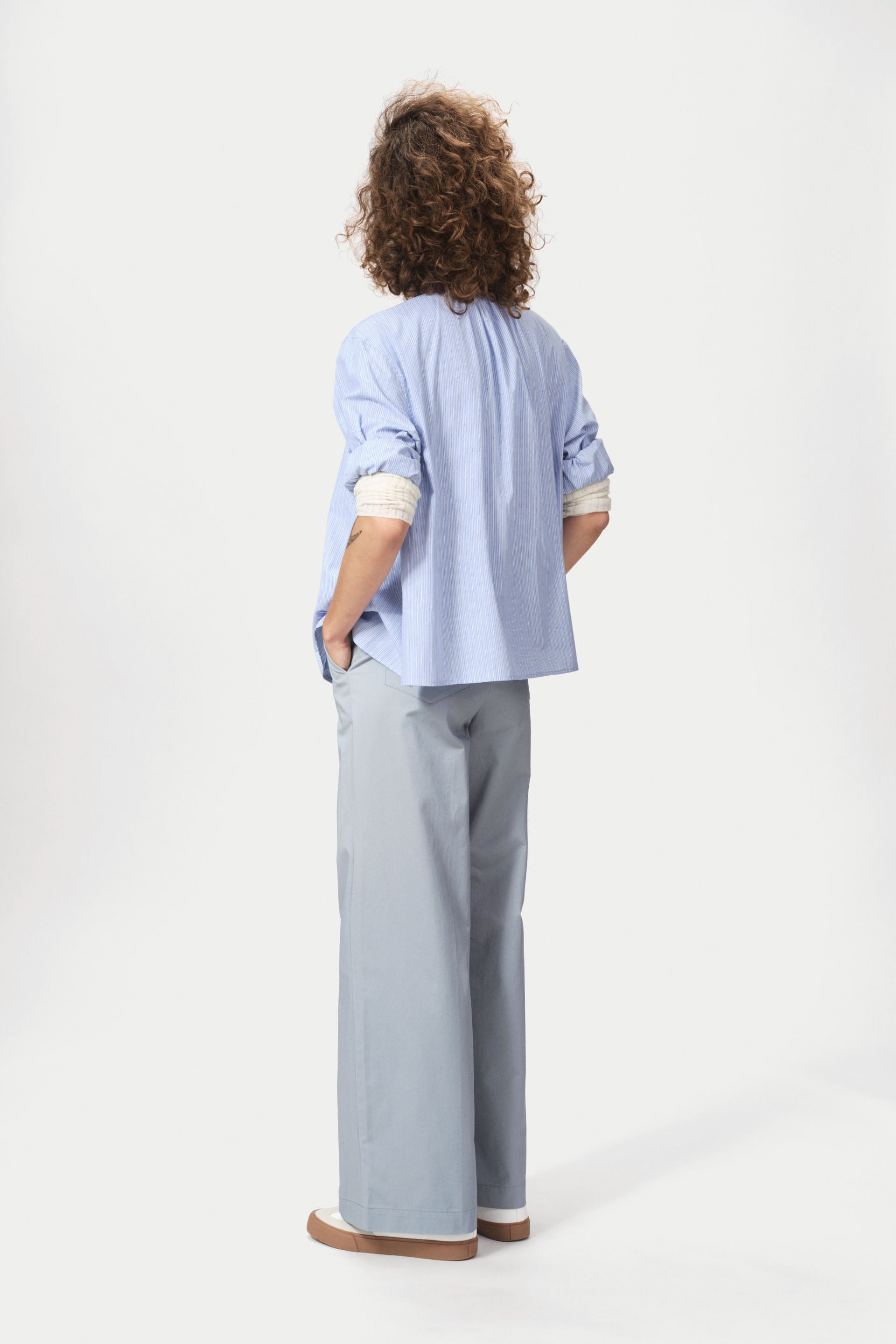 nué notes Porter Pants Pants 545 Blue Shadow
