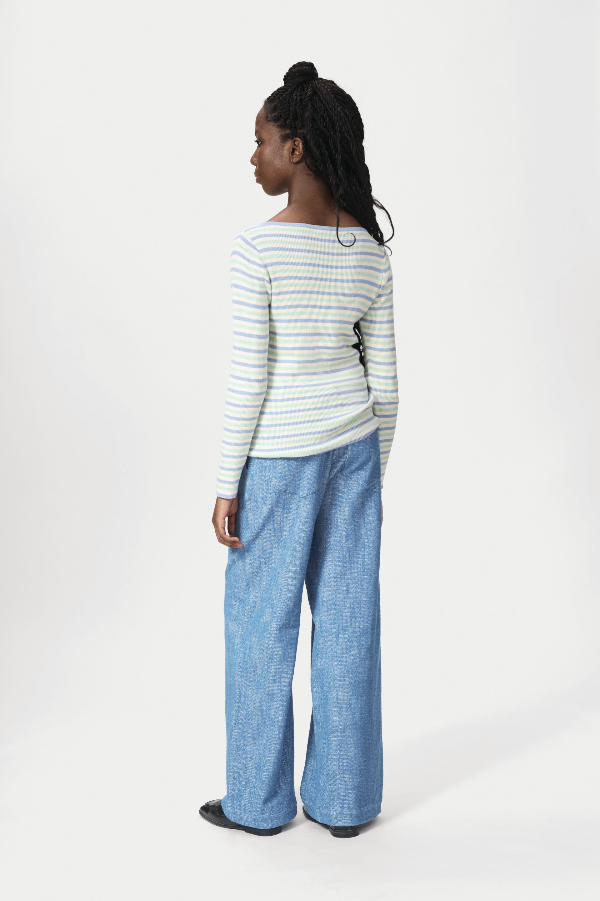 nué notes Porter Pants Pants 556 Federal Blue