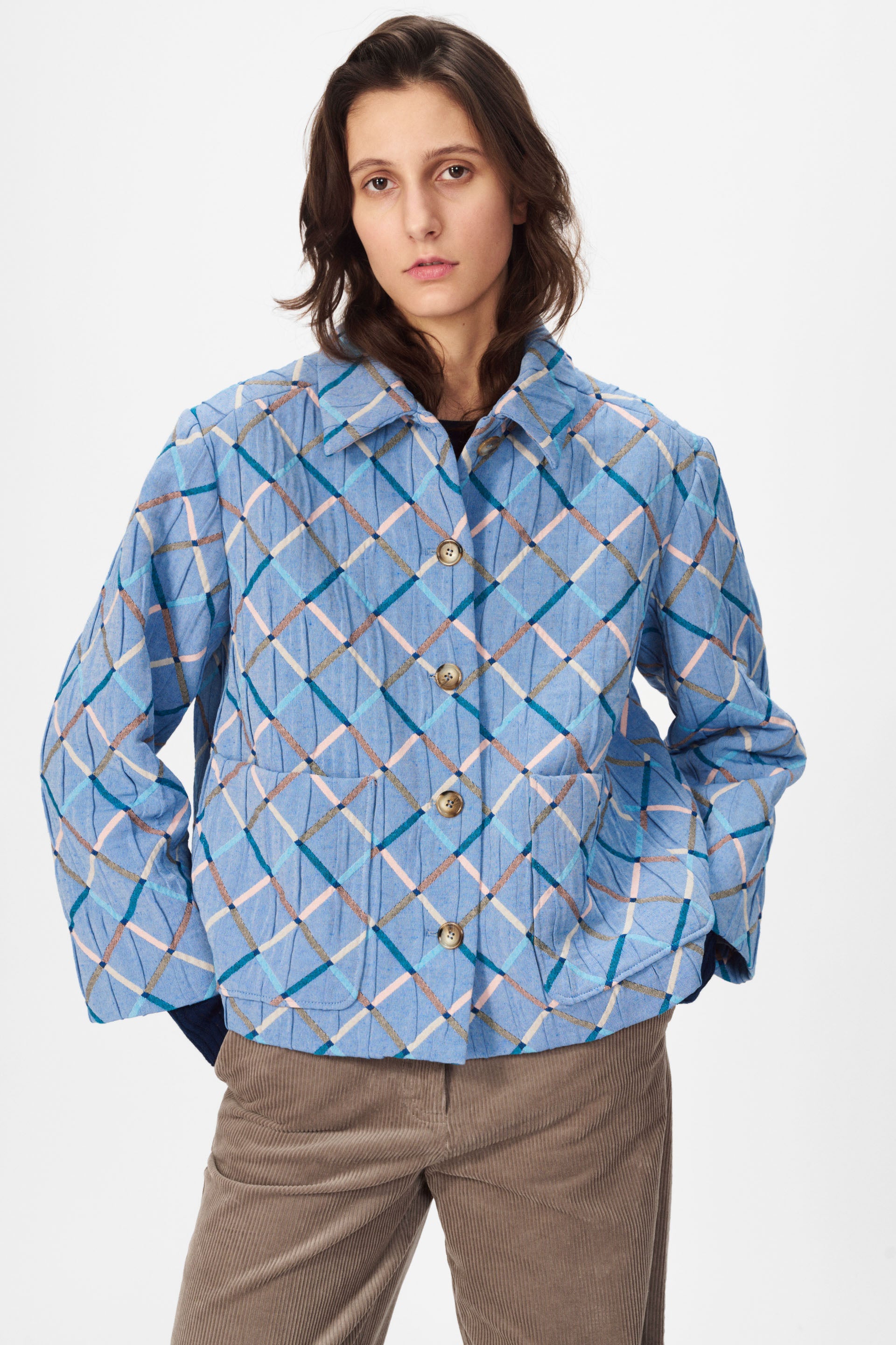 nué notes Presley Jacket Jackets 561 Harlequin Blue