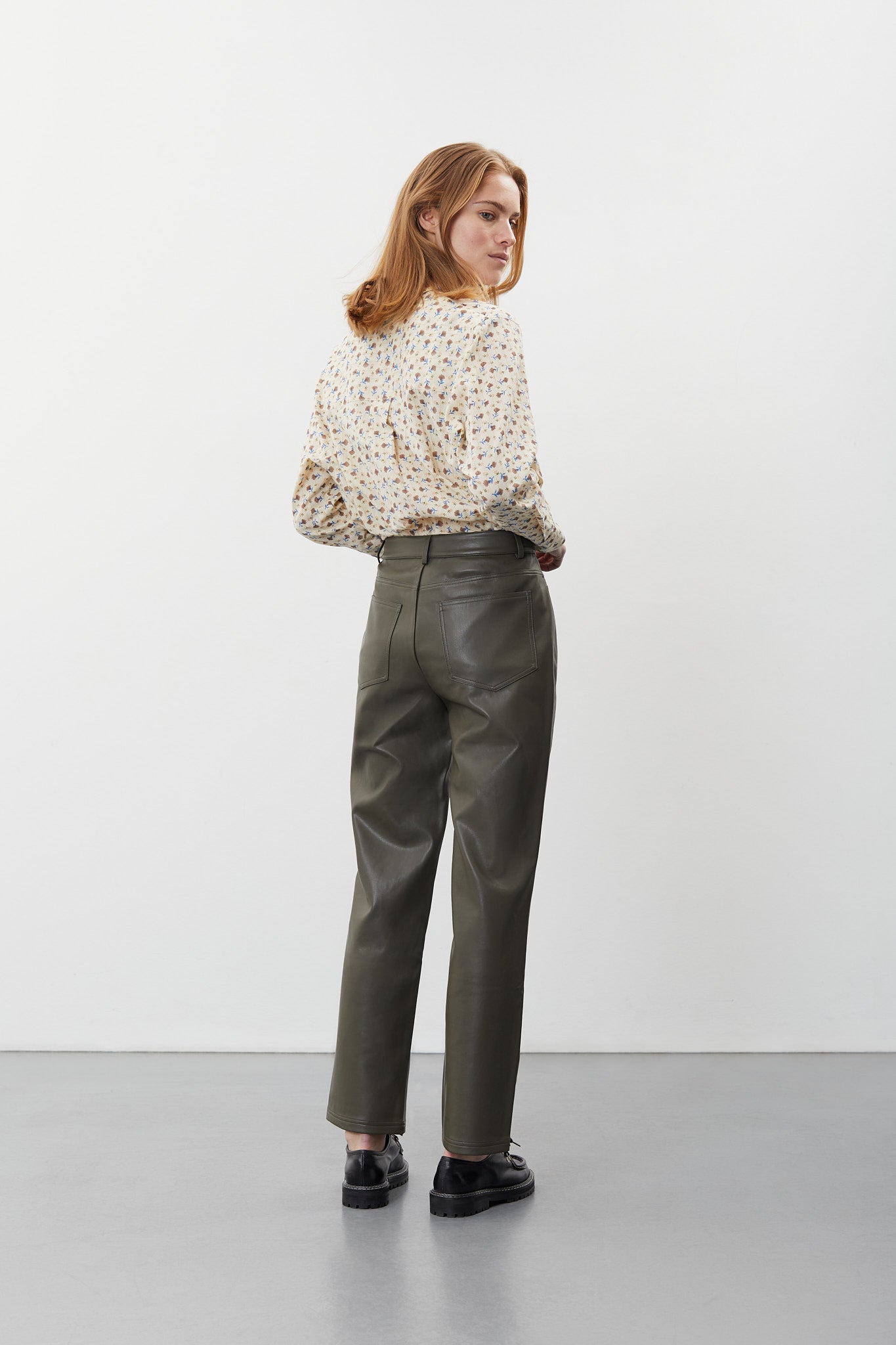 nué notes Robin Pants - Army  641 Army