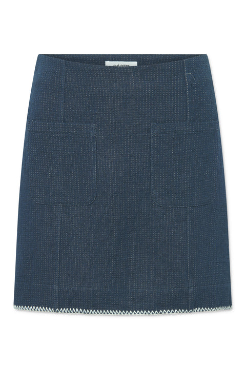 nué notes Rockville Skirt Skirt 542 Blue Quilt