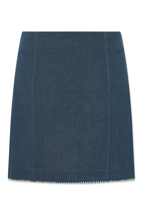 nué notes Rockville Skirt Skirt 542 Blue Quilt