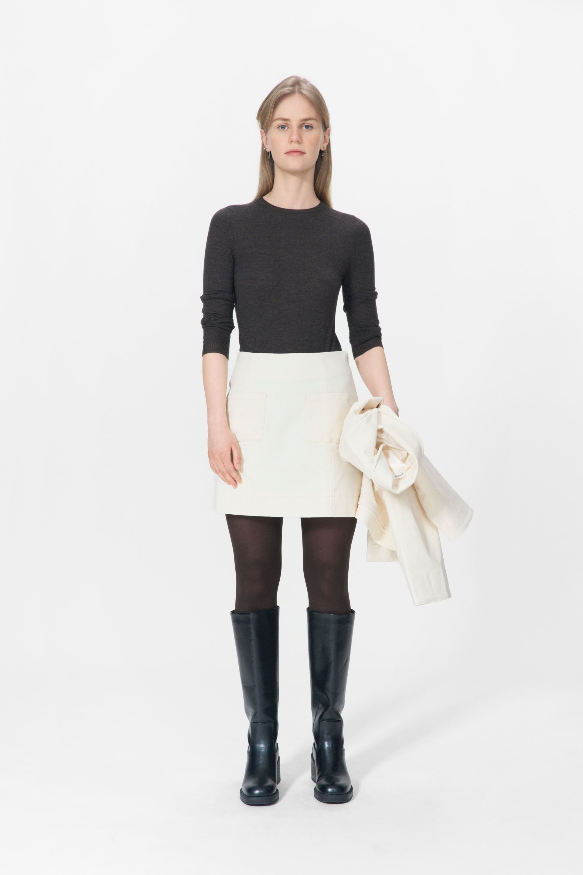 nué notes Rockville Skirt Skirts 007 Egret