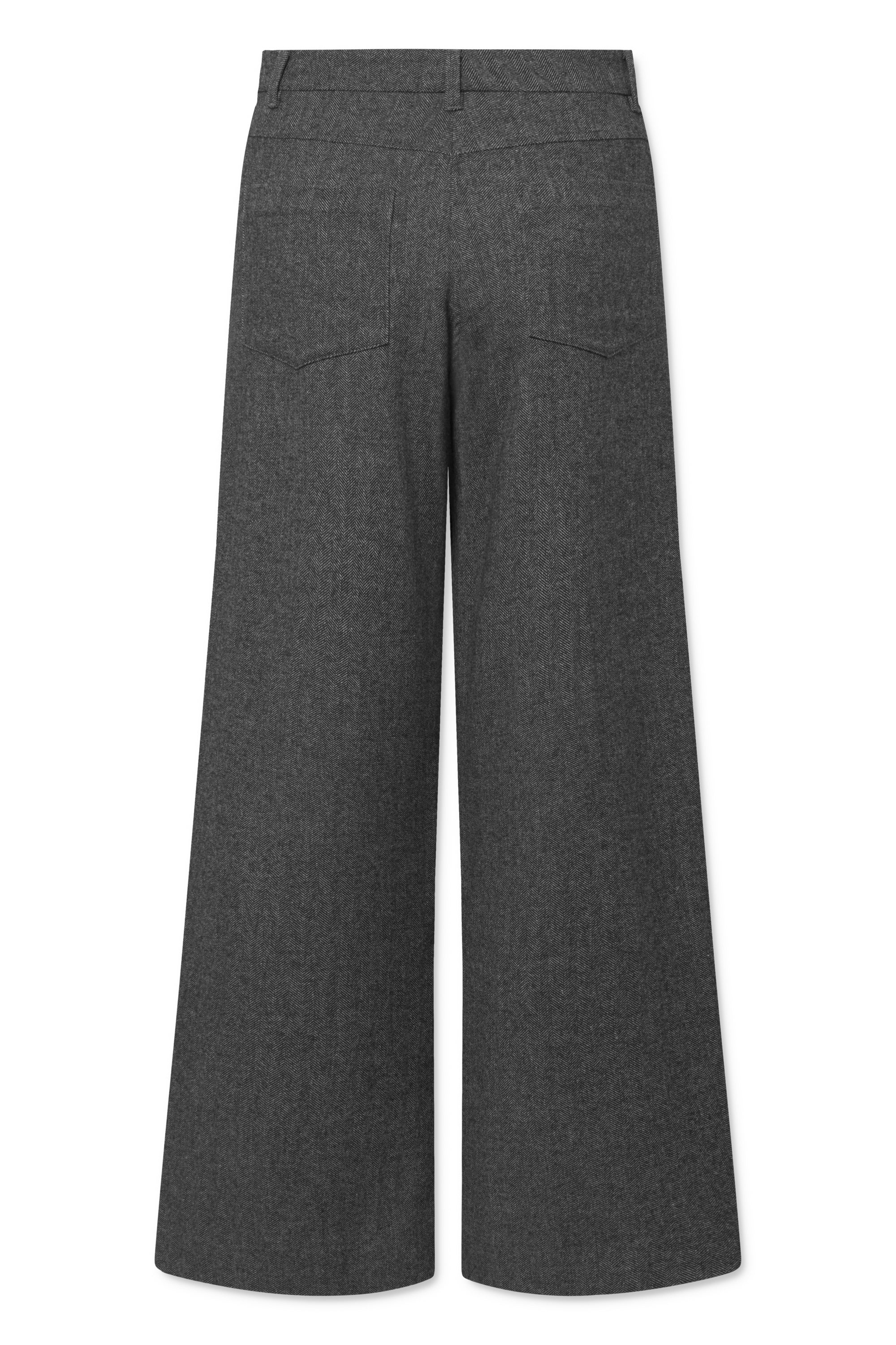 nué notes Russel Pants Pants 930 Dark Grey Melange