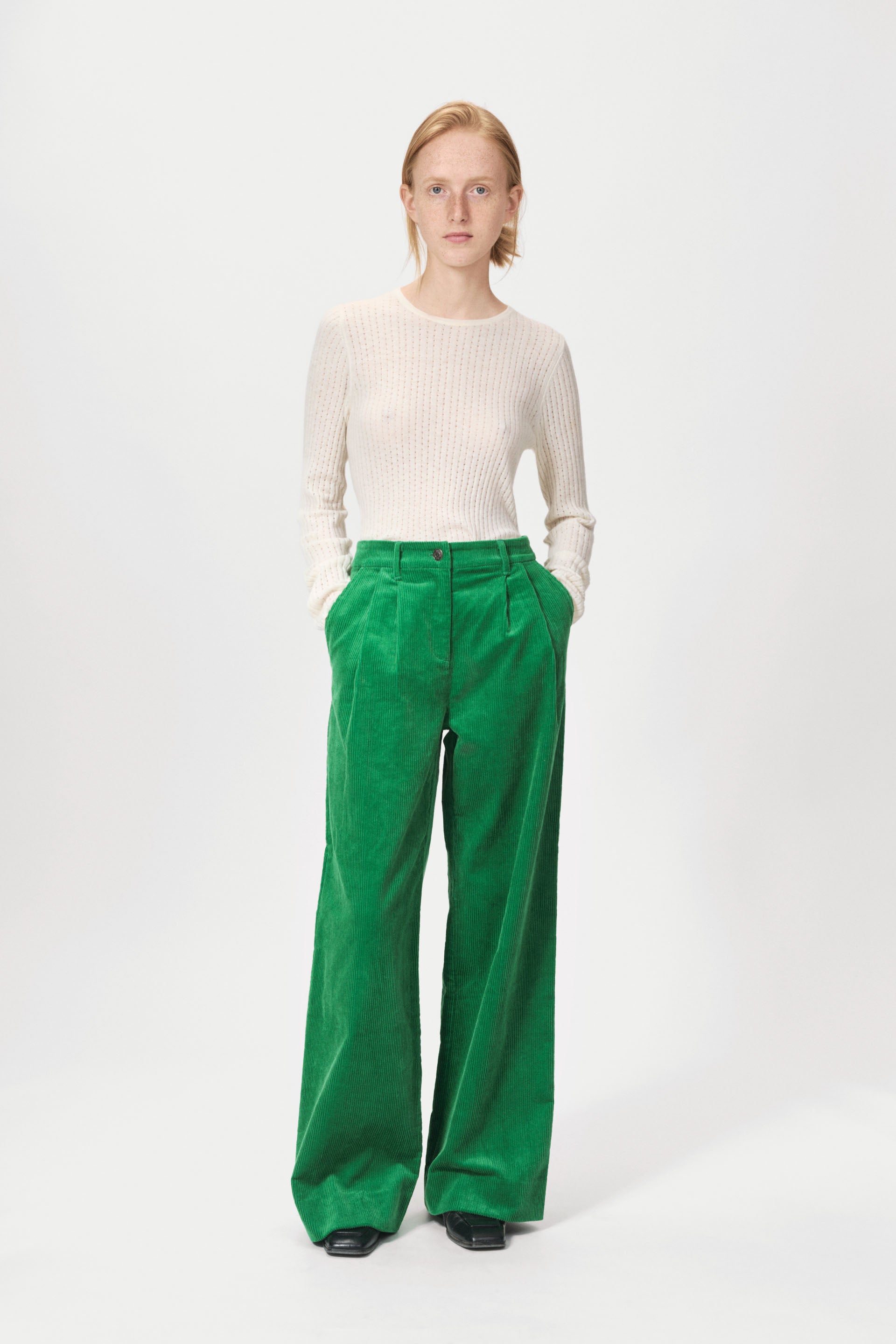 nué notes Russel Pants Pants 695 Bright Green