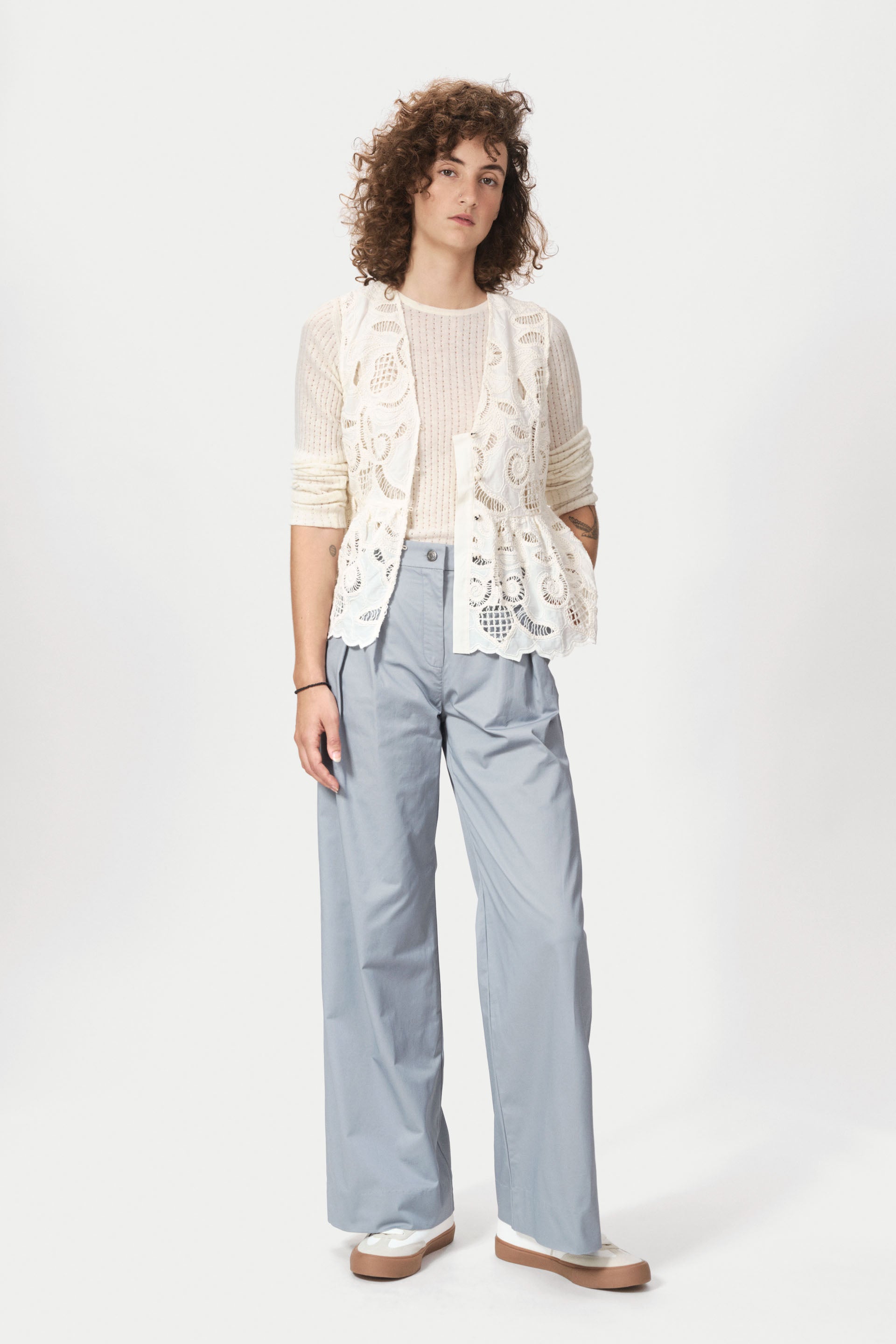 nué notes Russell Pants Pants 545 Blue Shadow