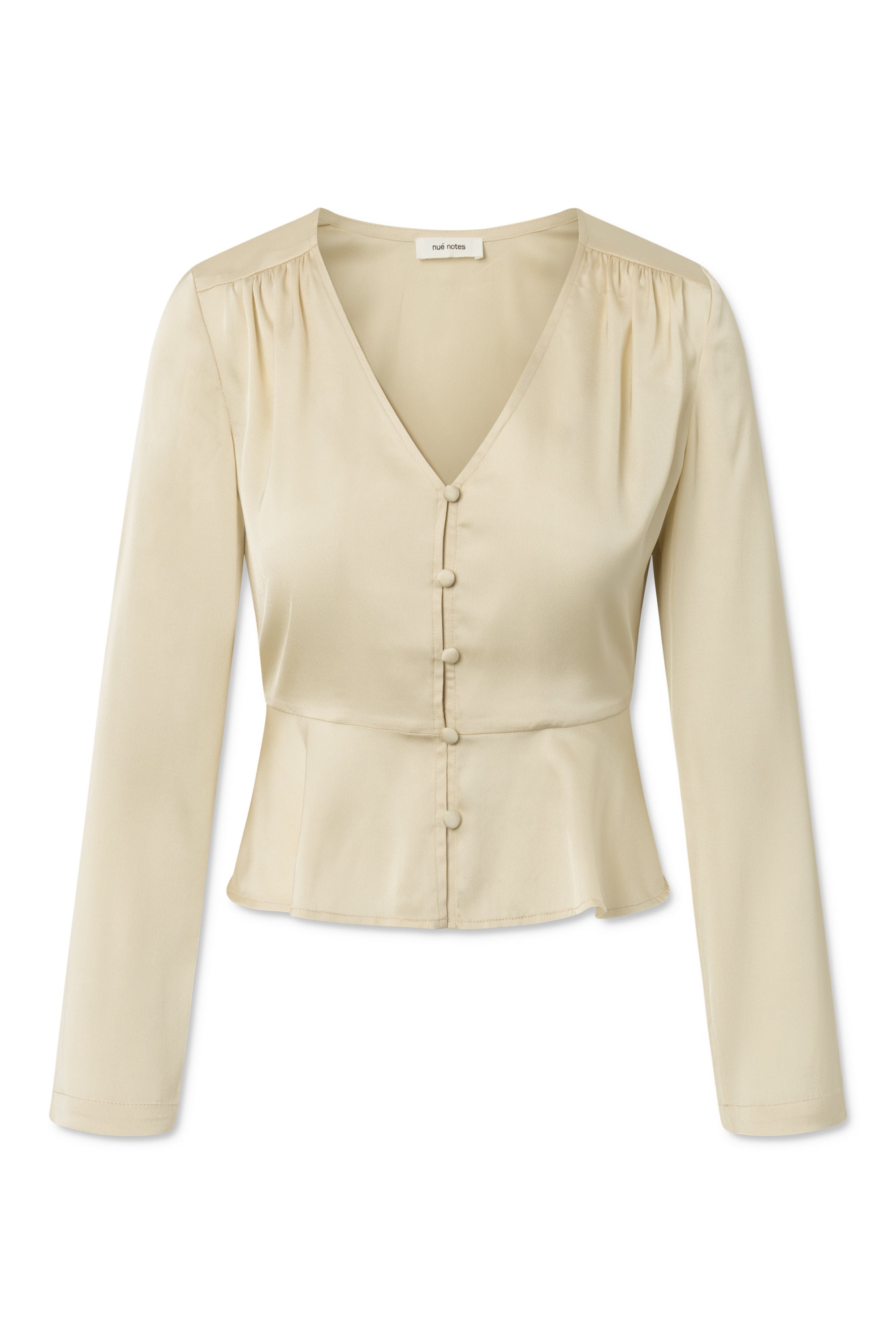 nué notes Sandro Blouse - Light Beige BLOUSES 144 Light Beige