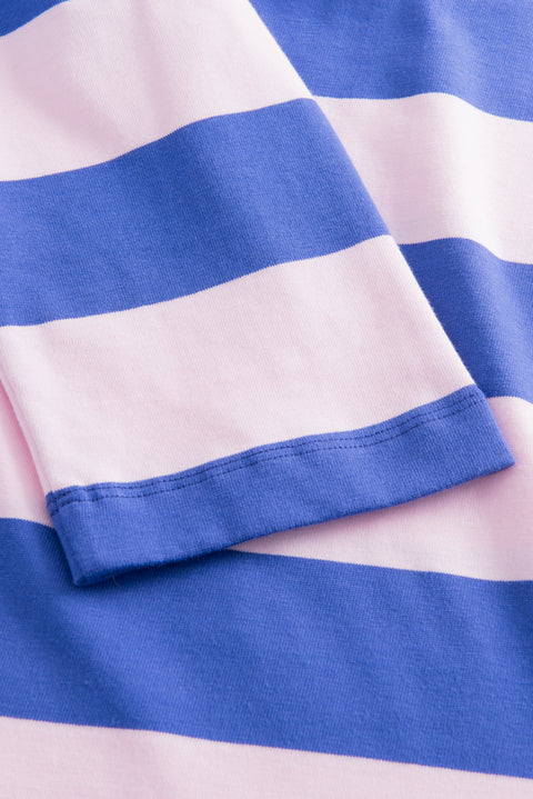 nué notes Seoul t-shirt T-SHIRTS 494 Blue Stripe
