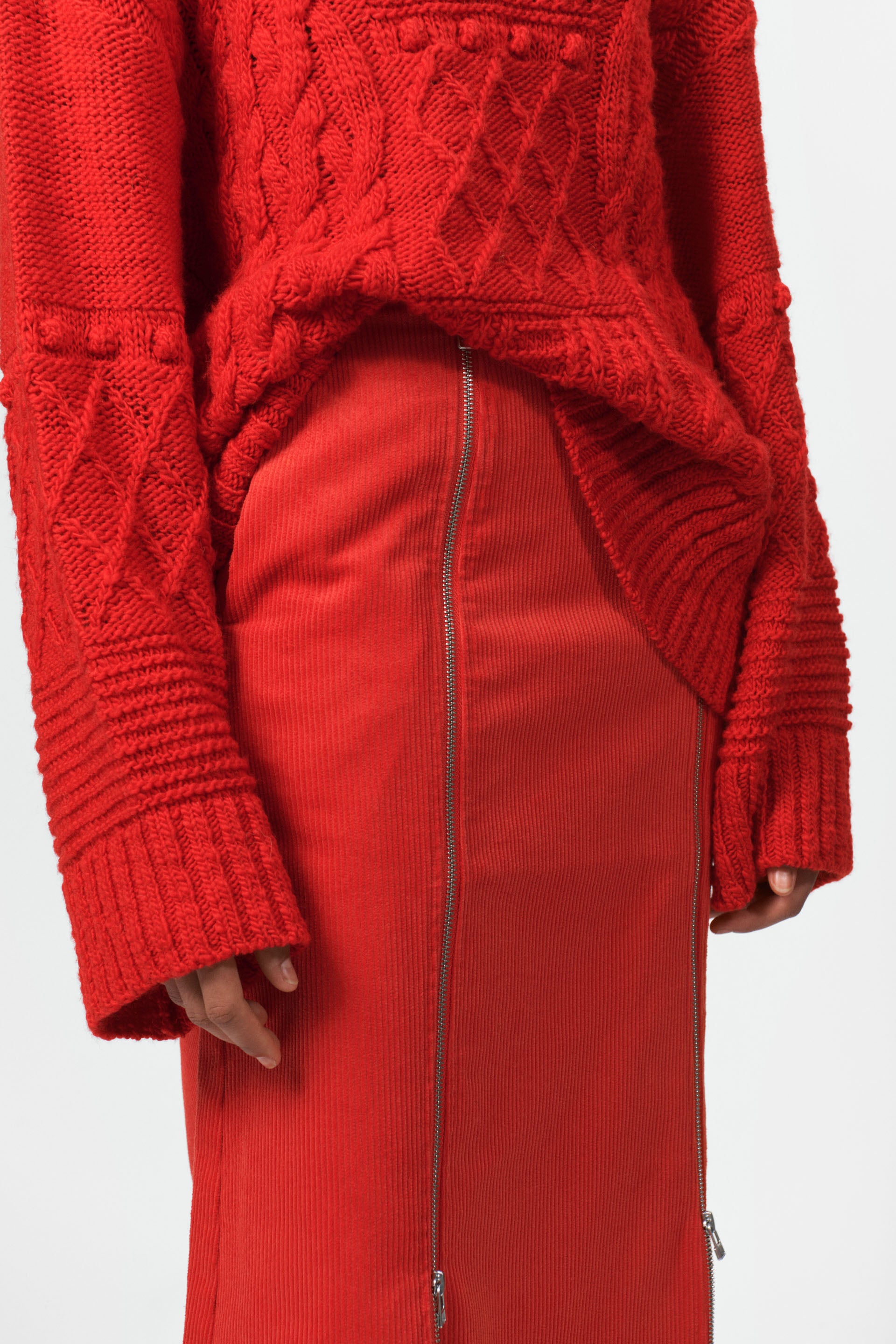 nué notes Sergio Crewneck KNITWEAR 378 High Risk Red