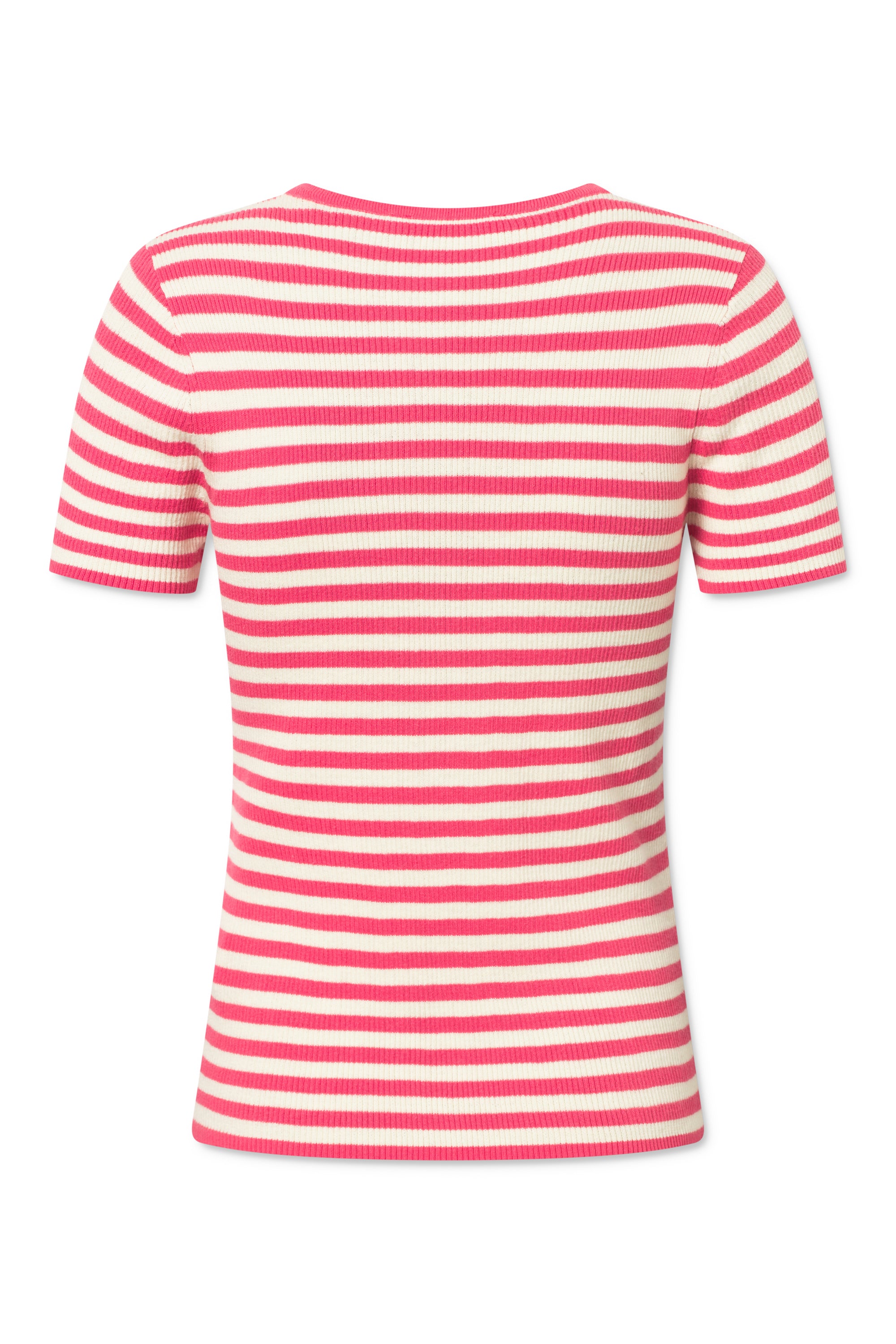 nué notes Simon Crewneck Pullovers 962 Old Rose Stripe