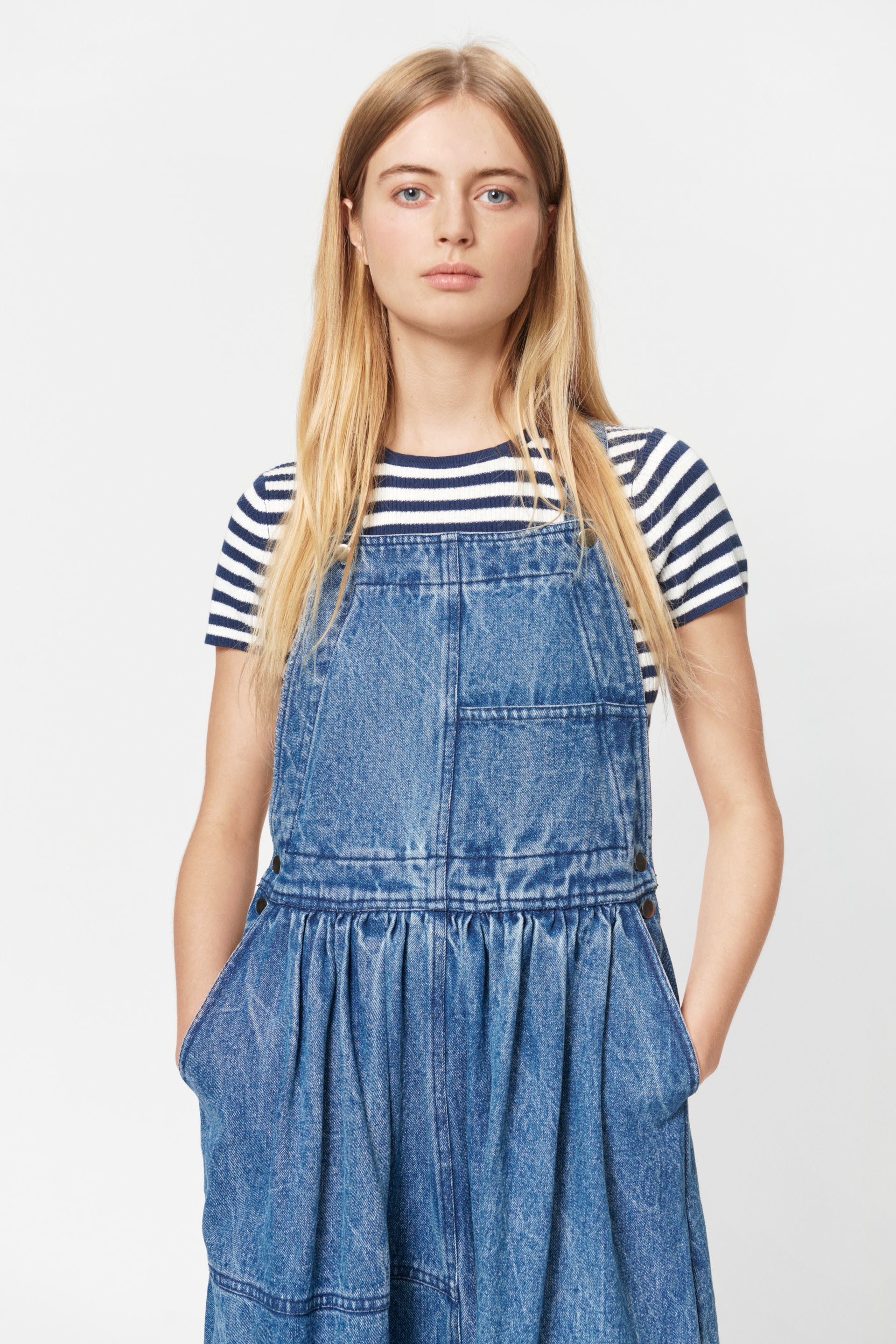 nué notes Simon T-Shirt T-SHIRTS 535 Navy Stripe