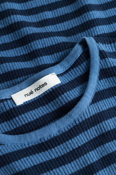 nué notes Simon T-Shirt T-SHIRTS 494 Blue Stripe