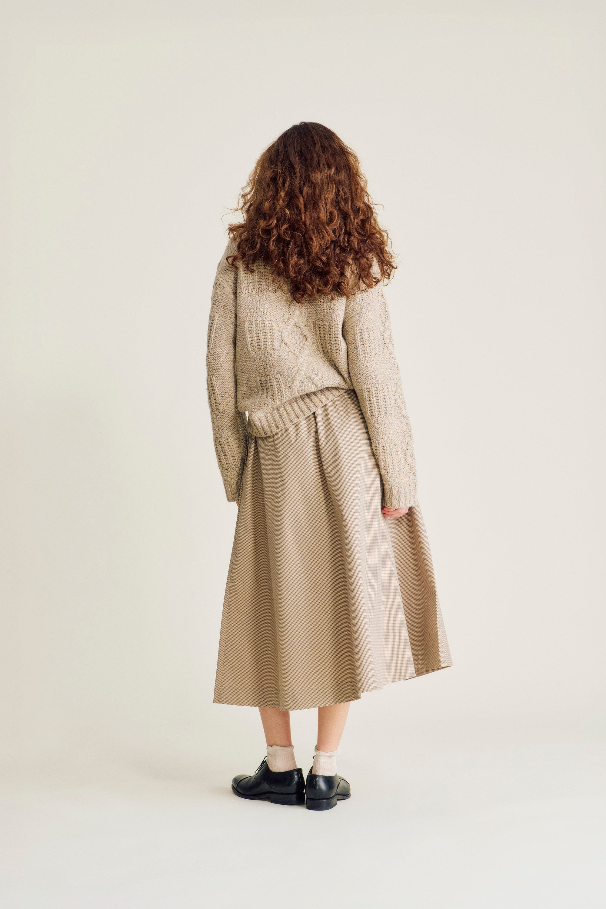 nué notes Smith Skirt Skirt 187 Camel Check