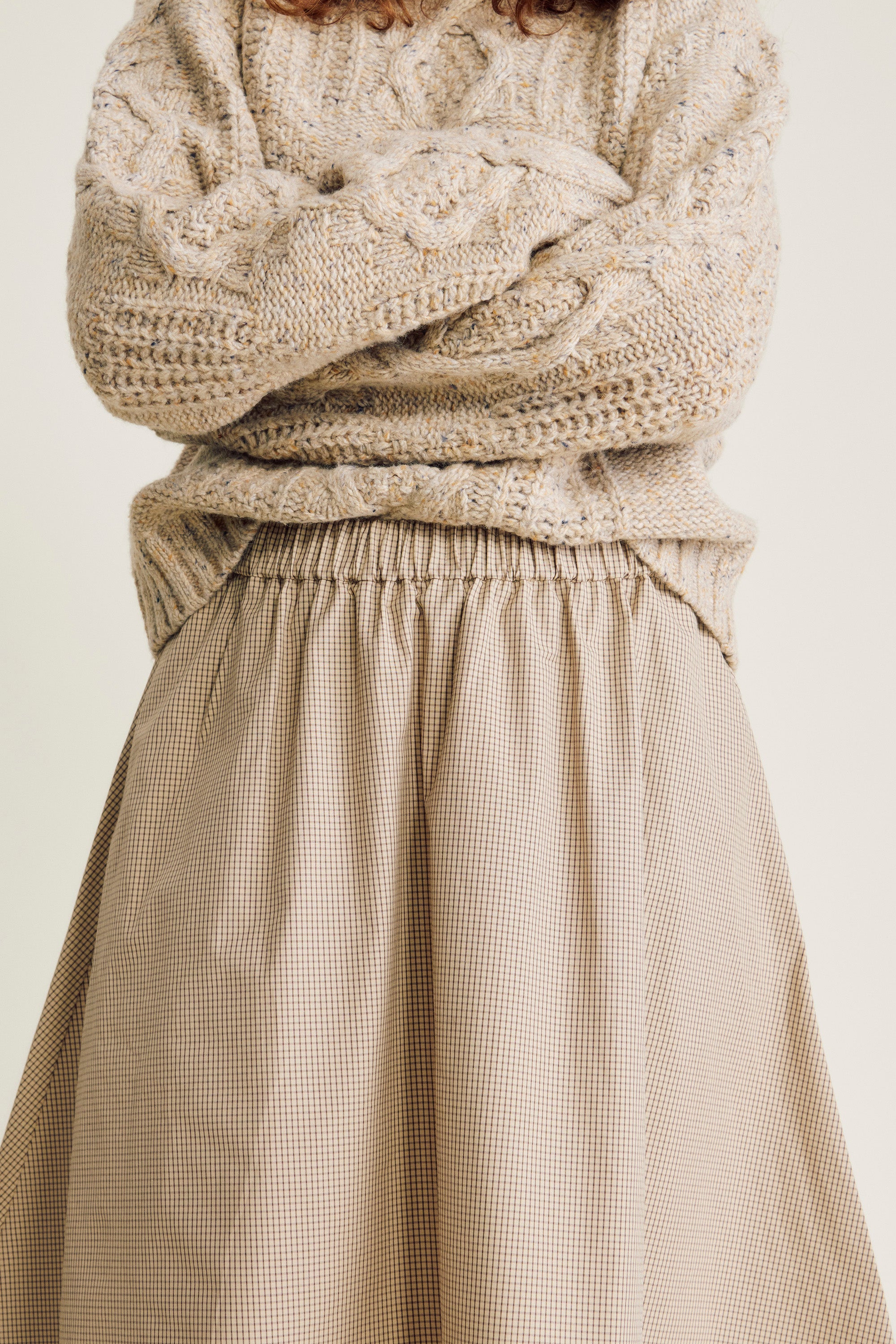 nué notes Smith Skirt Skirt 187 Camel Check