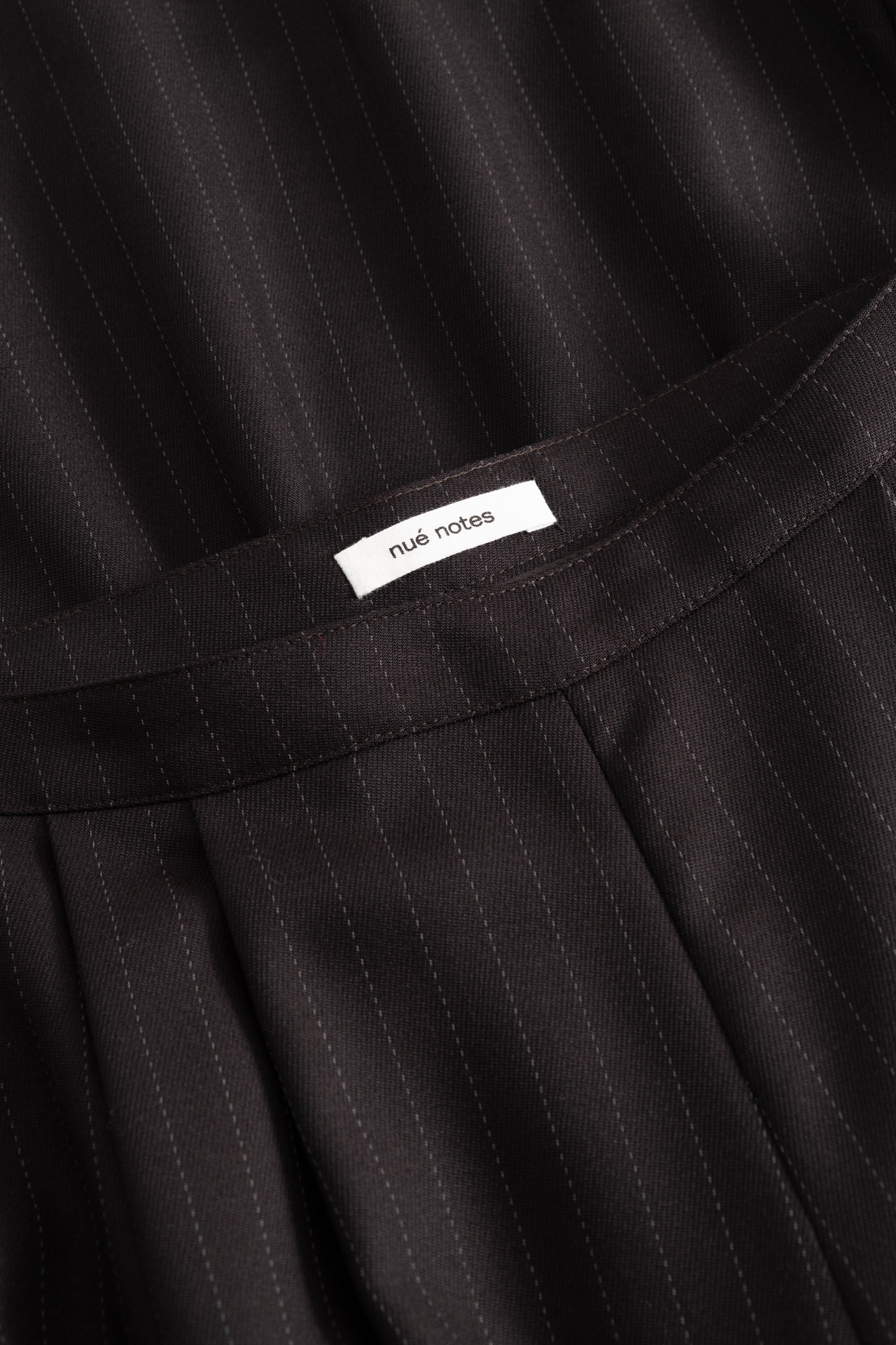 nué notes Tornio Pants Pants 767 Dark Brown Stripe