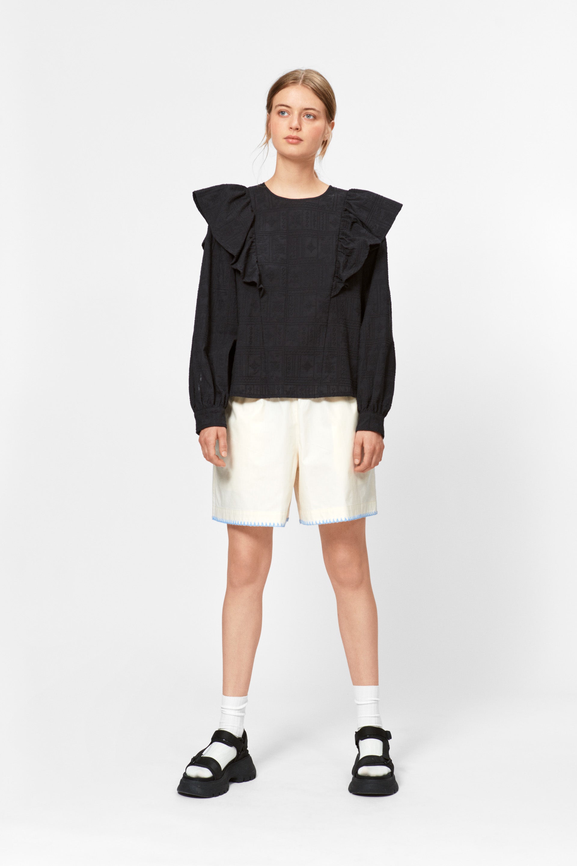 nué notes Toulouse Blouse Blouses 999 Black