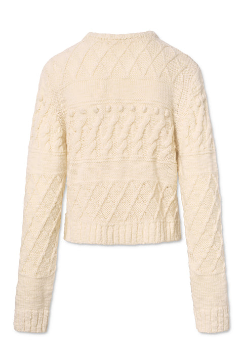 nué notes Tripp Cardigan Knitwear 007 Egret