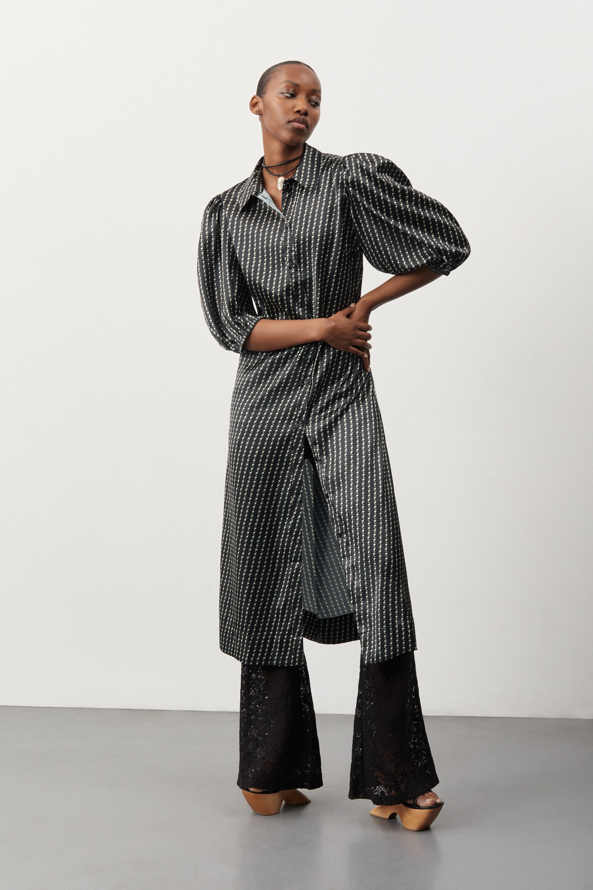 nué notes Tristan Dress - Multi Black Dresses 040 MULTI BLACK