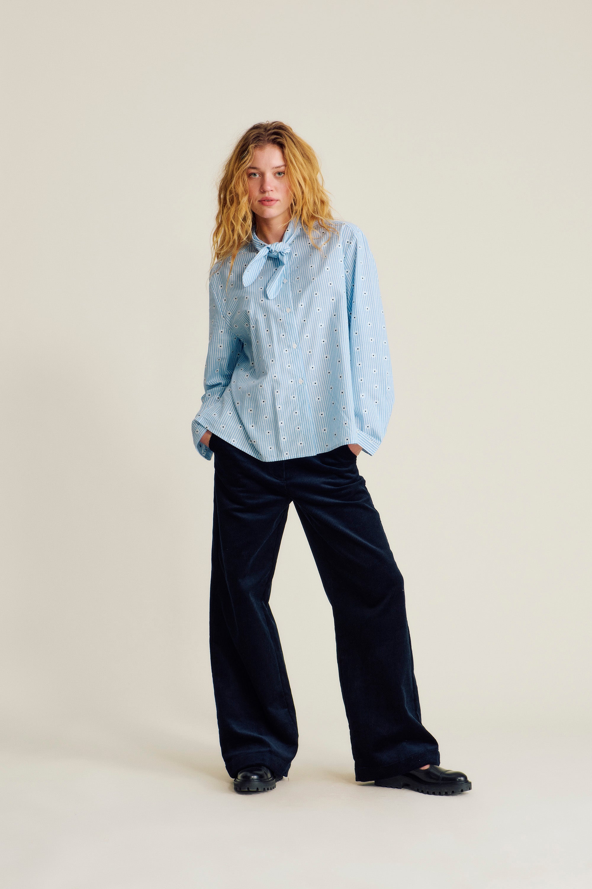 nué notes Valdez Shirt Shirt 573 Daisy Blue