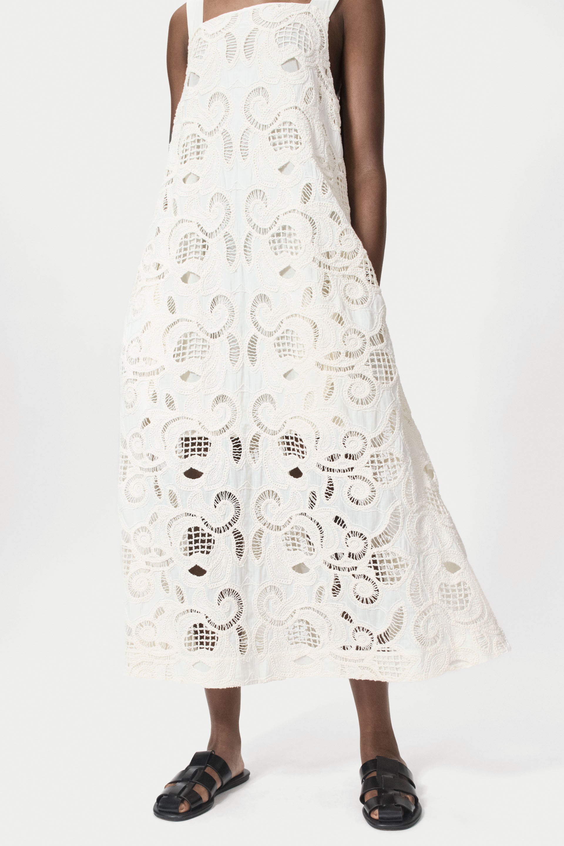 nué notes Valencia Dress Dresses 007 Egret