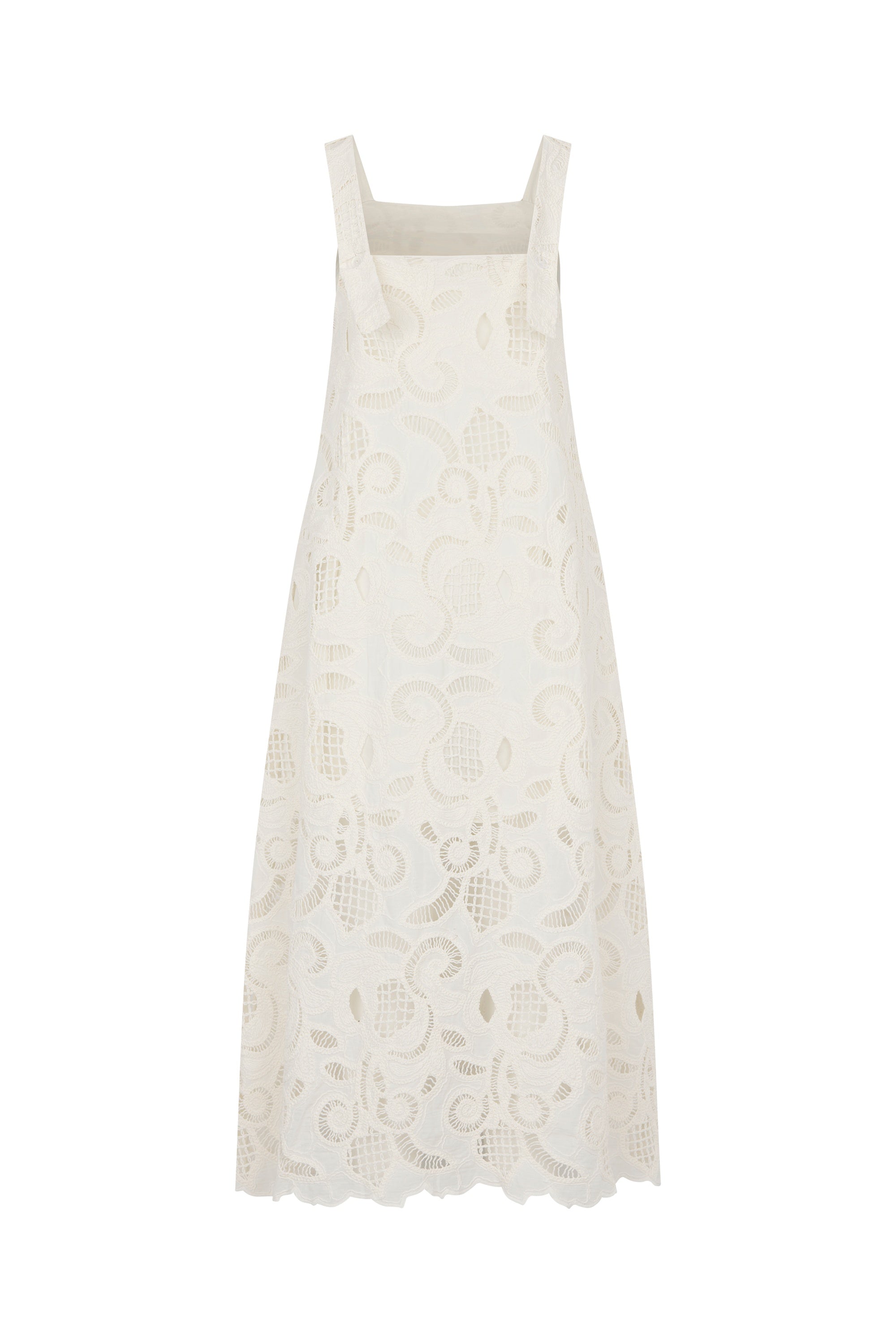 nué notes Valencia Dress Dresses 007 Egret