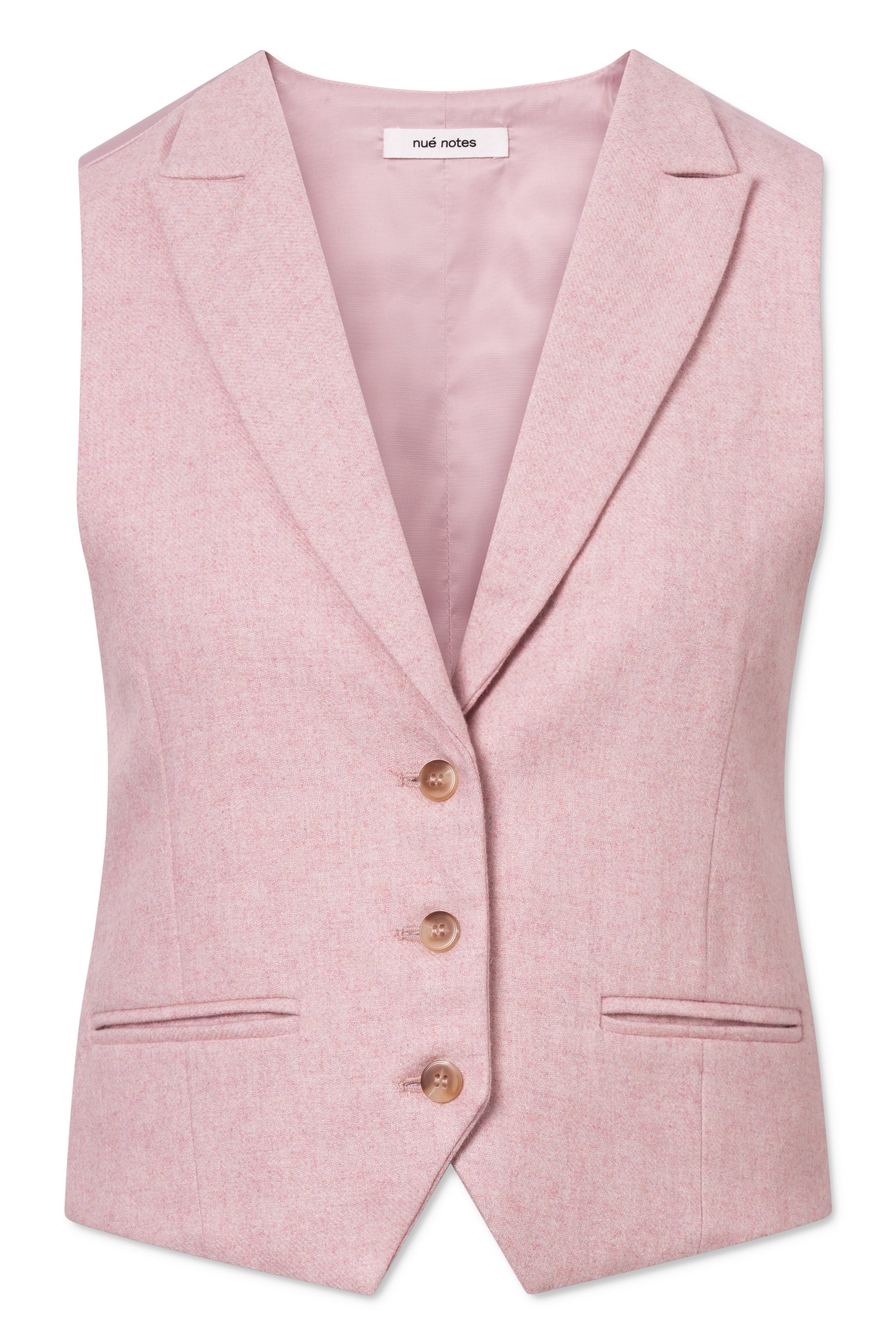 nué notes Vancouver Vest Vest 176 Blush Melange