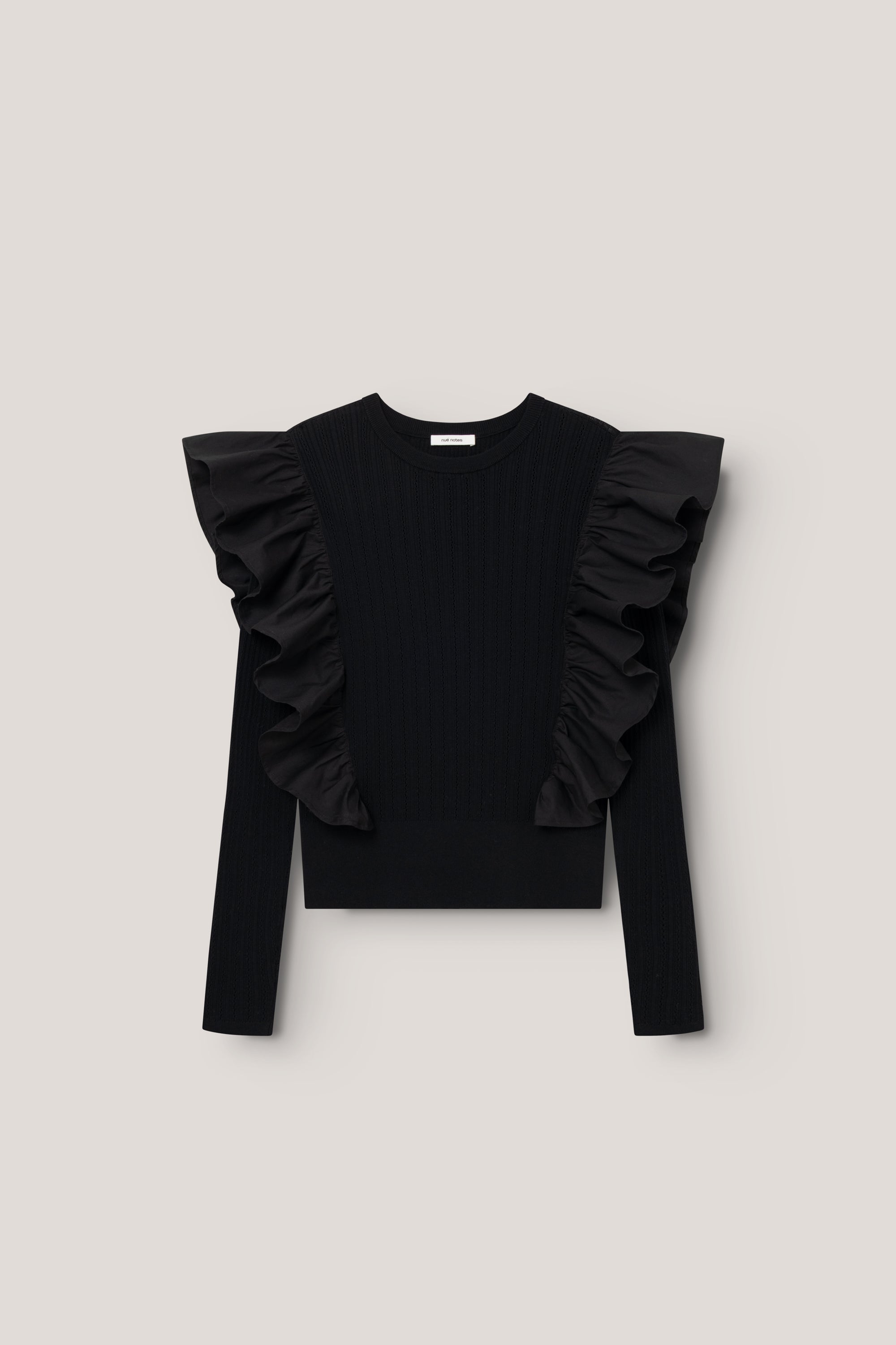 nué notes Vardo Blouse Top 999 Black
