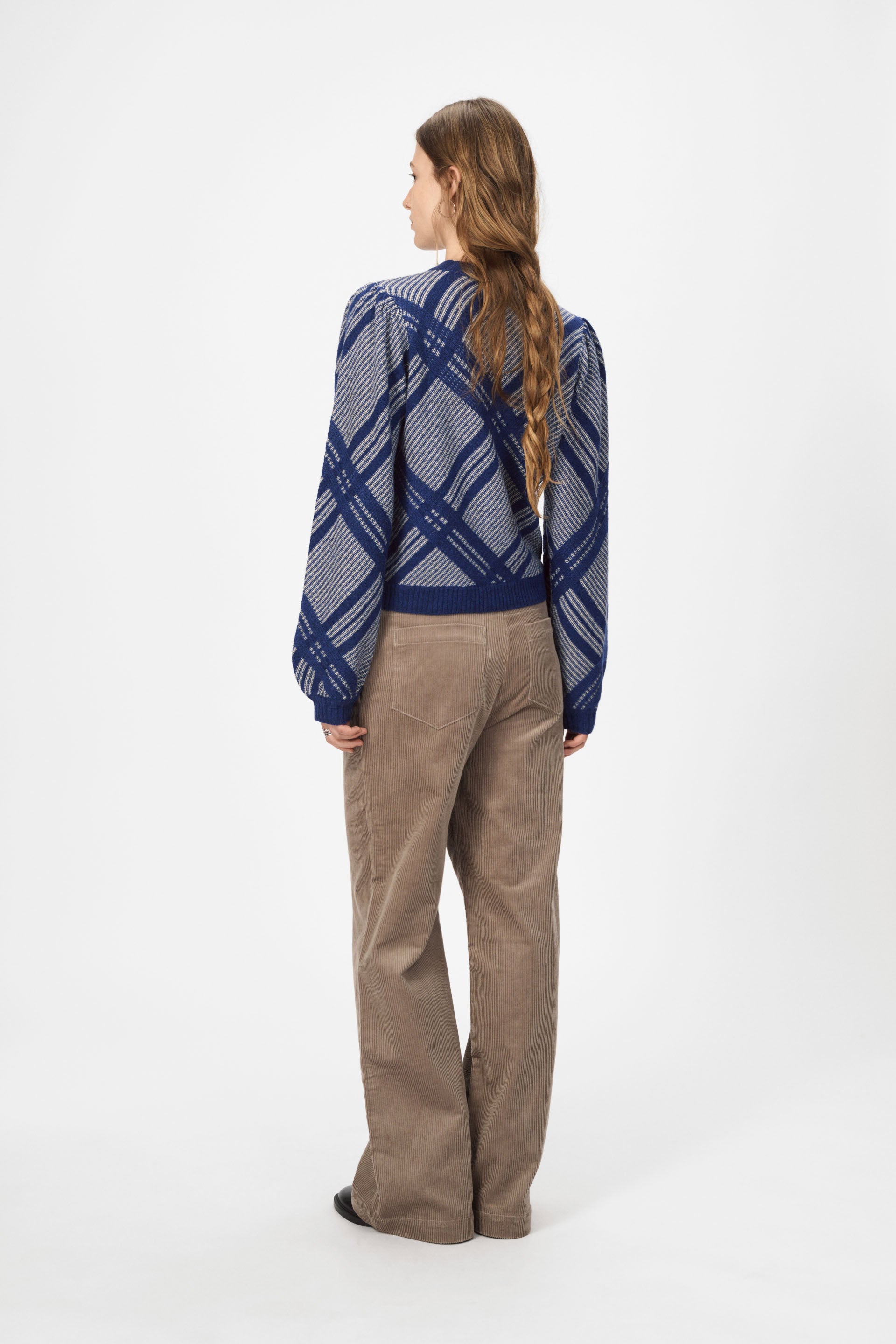 nué notes Vienna Crewneck Crewneck 913 Marine Check