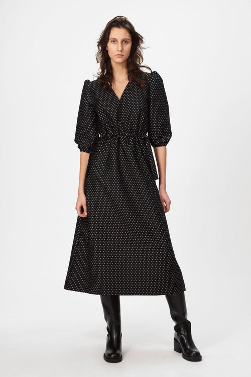 NÜ 224 Dark Brown Vibeke Dress | 8130-23