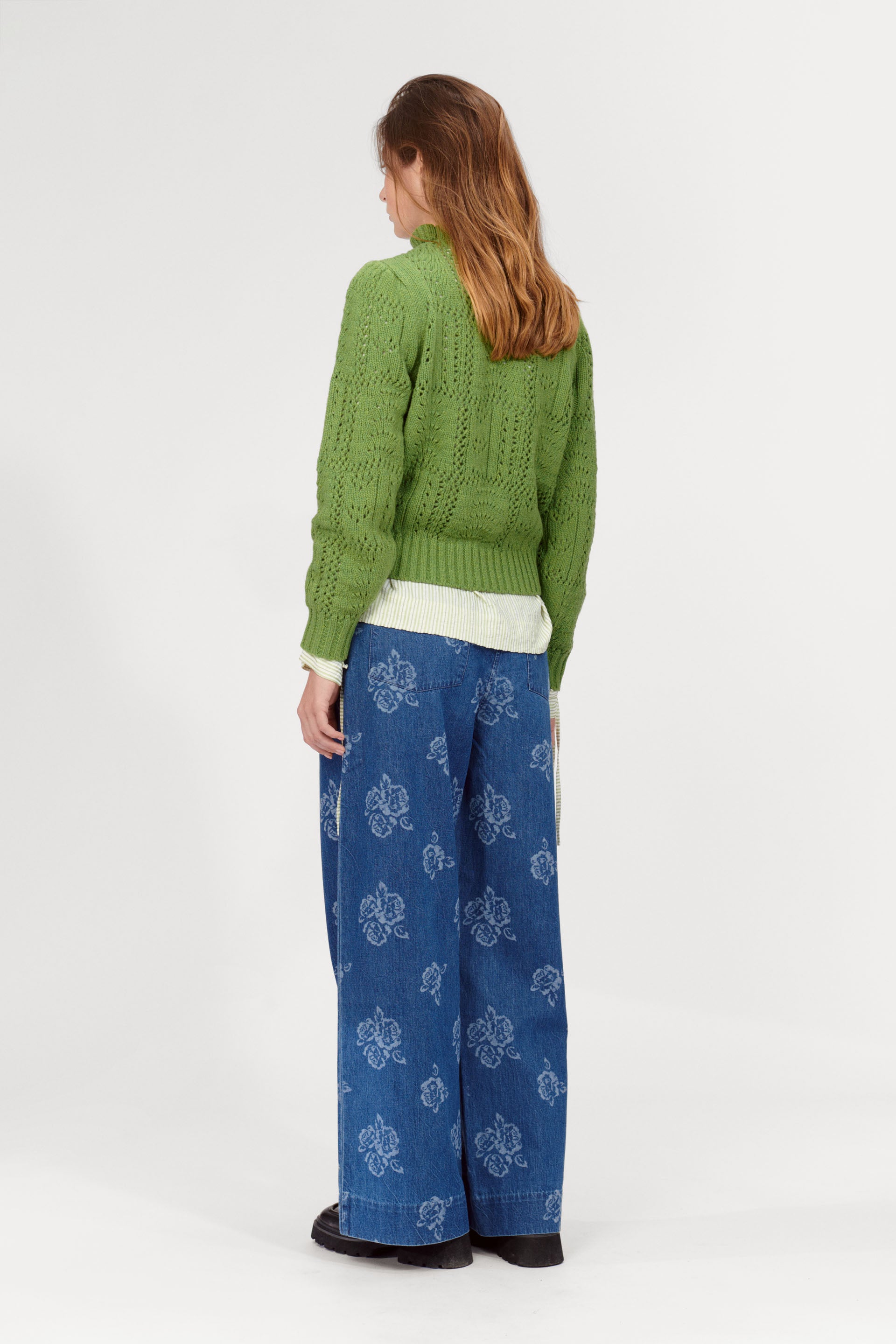 nué notes Virginia Crewneck Knitwear 690 Fresh Green