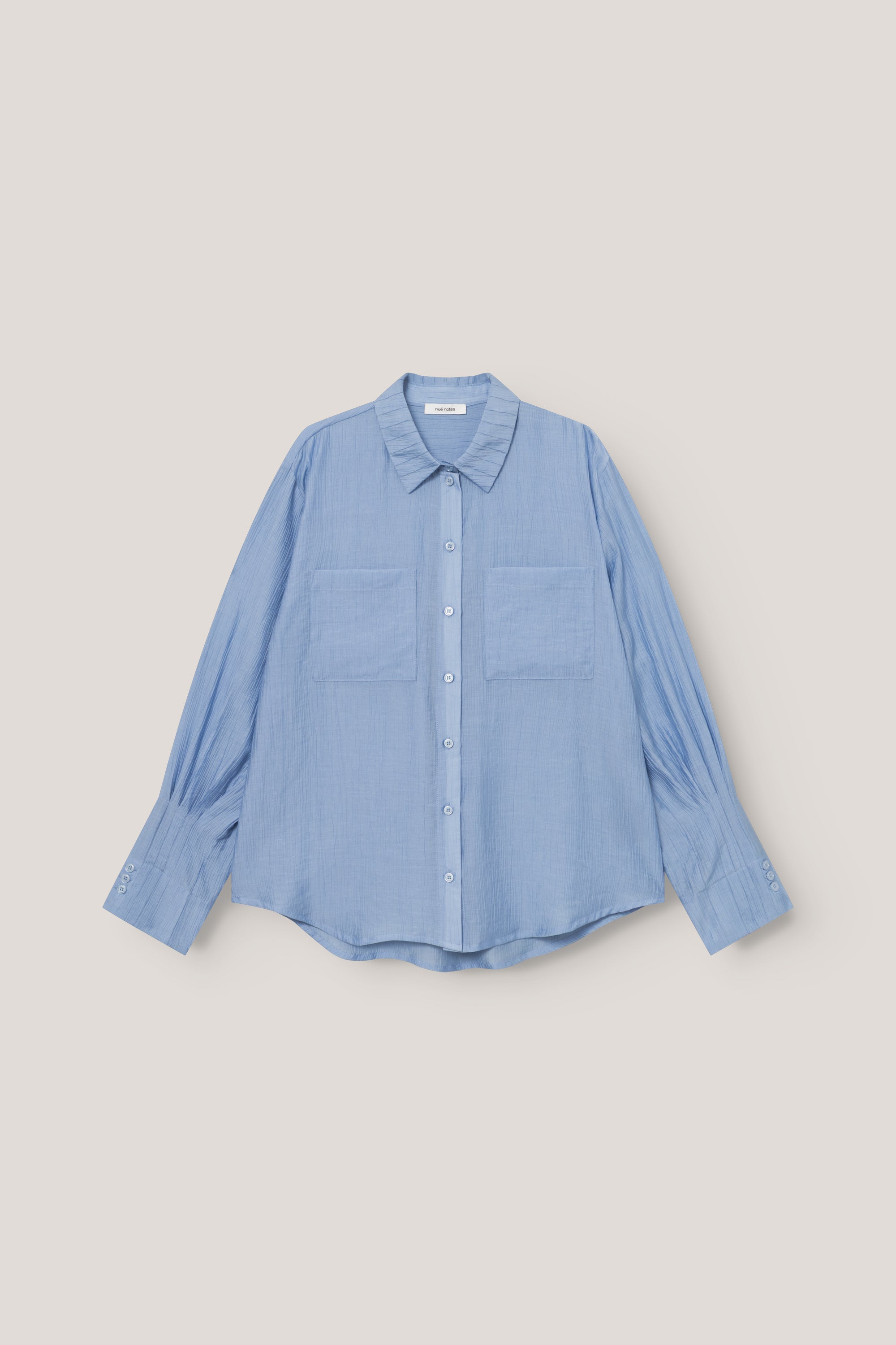 nué notes Zuata Shirt Shirt 467 Sky Blue