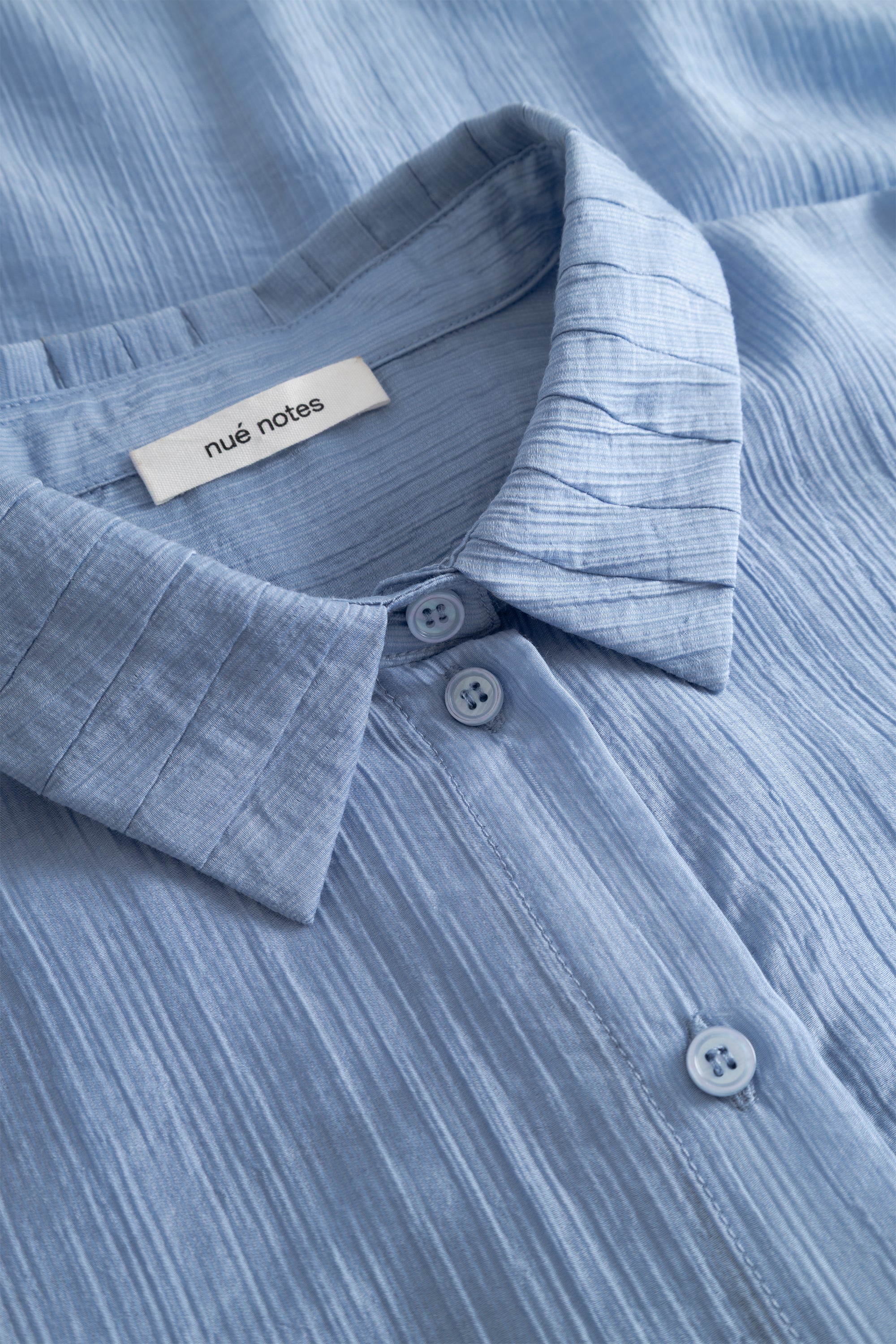 nué notes Zuata Shirt Shirt 467 Sky Blue