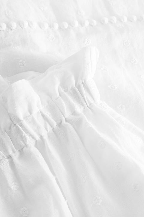 nué notes Bono Skirt - White SHORTS & SKIRTS 001 White