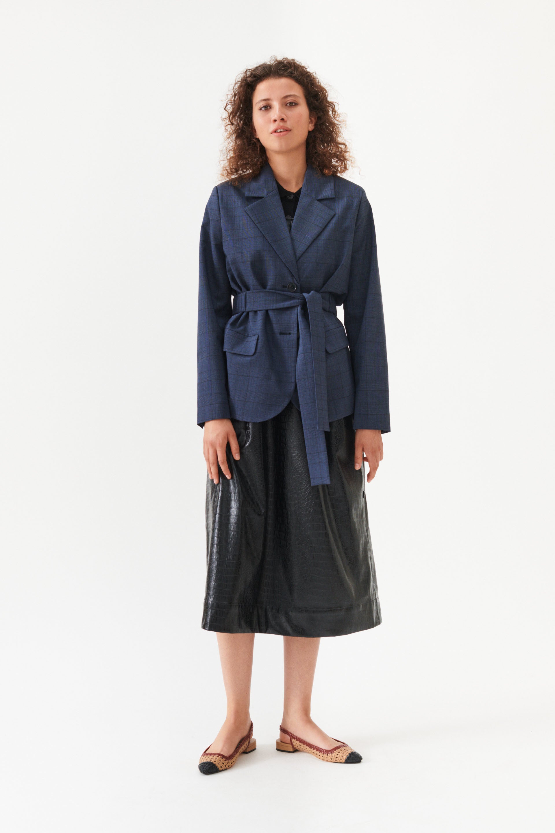 nué notes Lima Blazer - Navy Outerwear 499 Navy