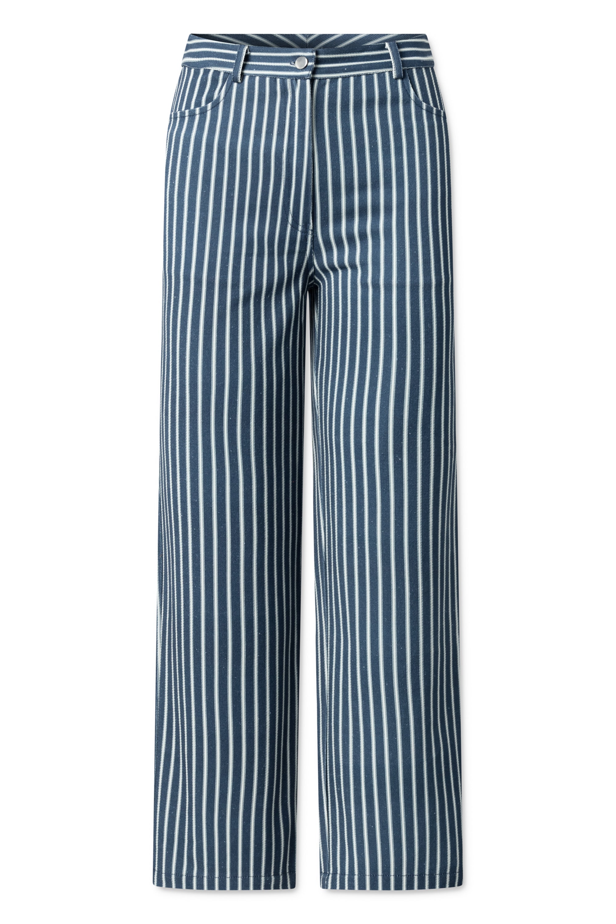 nué notes Logan Pants - Dark Blue Stripe PANTS 495 DARK BLUE STRIPE