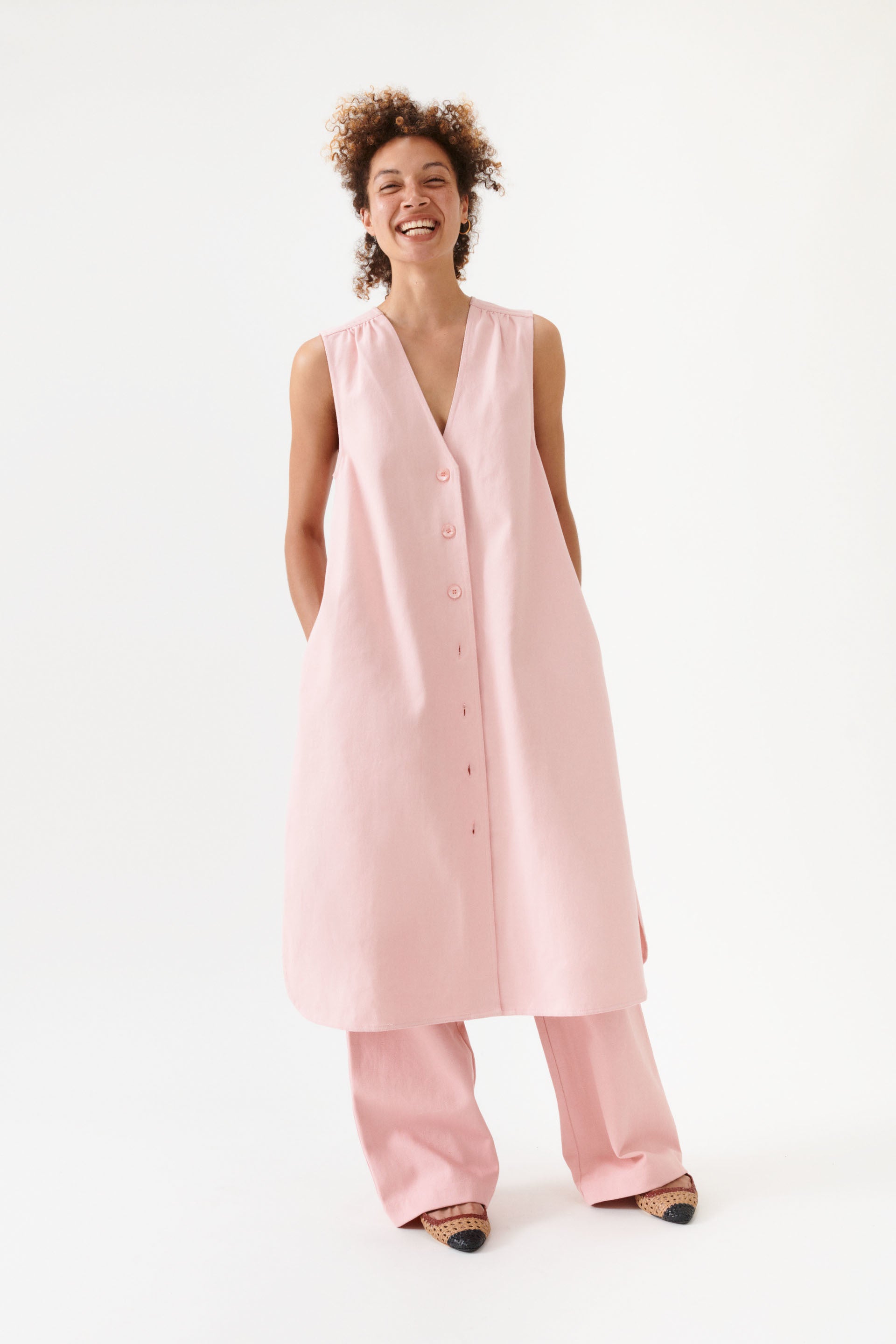 nué notes Maxim Vest Vest 303 Pink