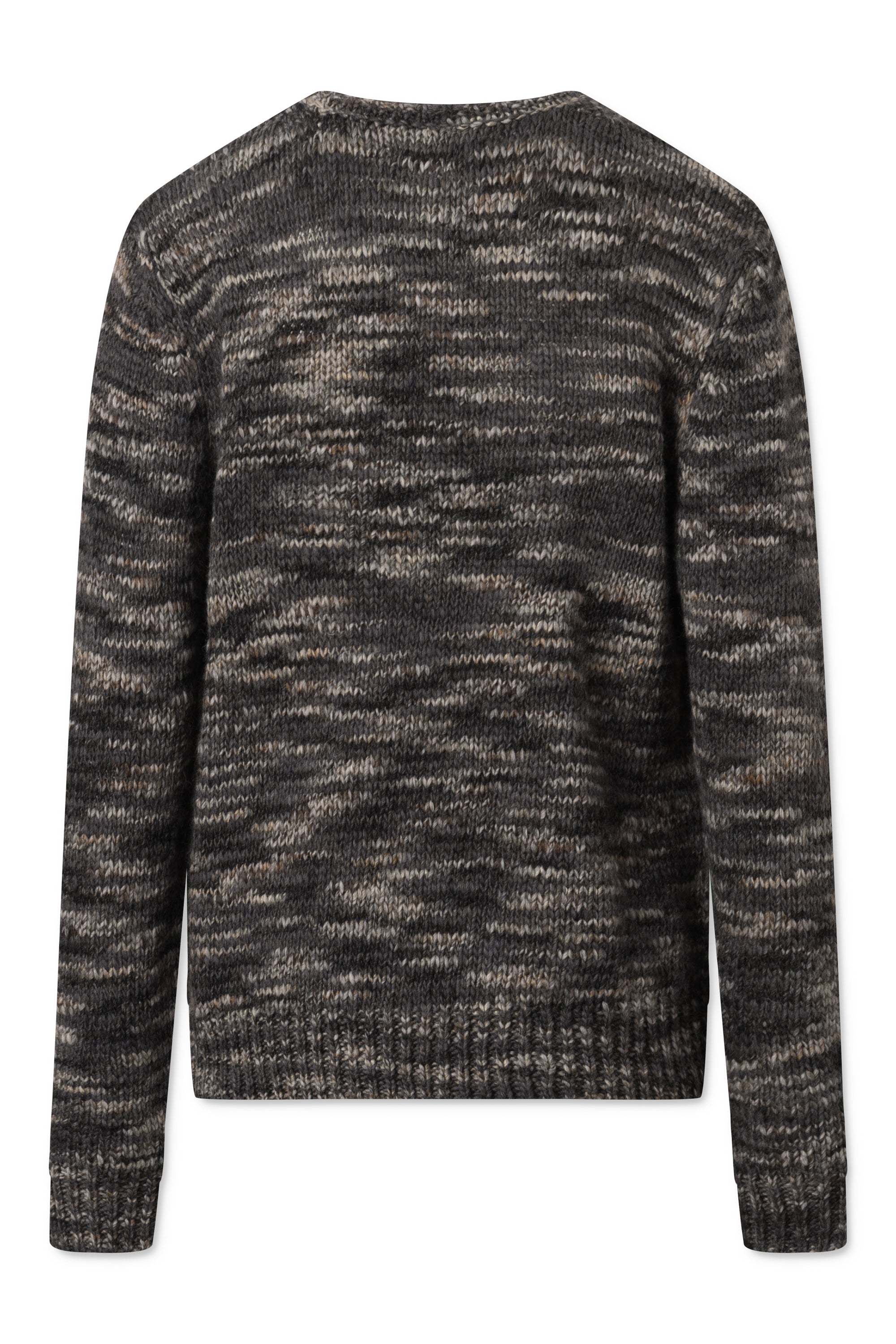 nué notes Vinny Pullover - Black Grey Melange PULLOVERS 933 Black Grey Melange
